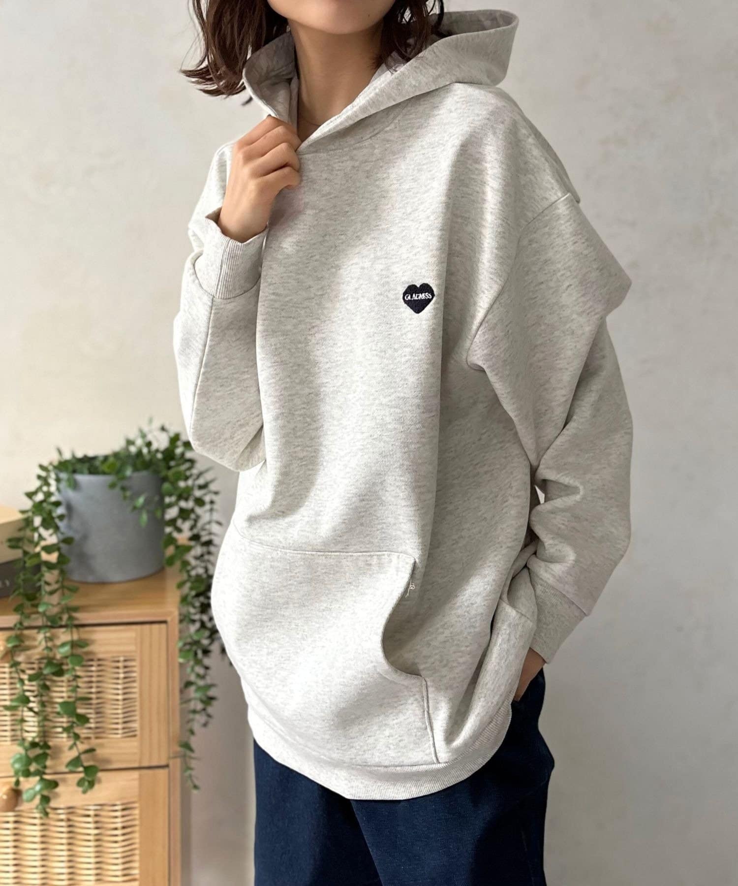 LOCUST(ローカスト) 【ユニセックス】ヘビー裏起毛パーカー