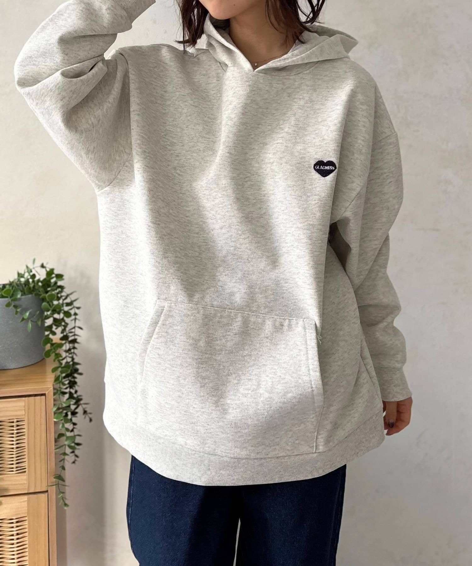 LOCUST(ローカスト) 【ユニセックス】ヘビー裏起毛パーカー