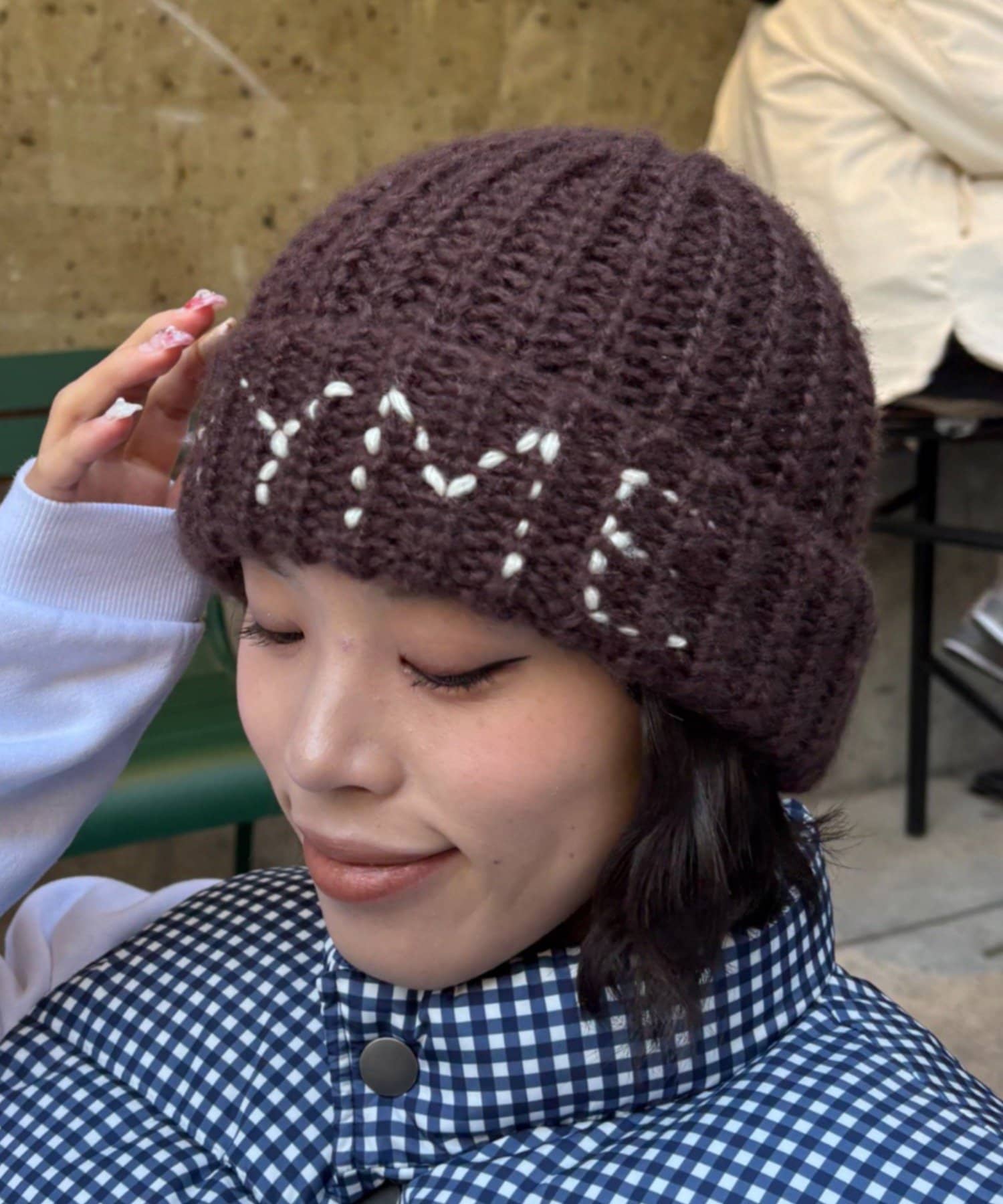 CIAOPANIC TYPY(チャオパニックティピー) 【UNISEX】刺繍ロゴニットキャップ