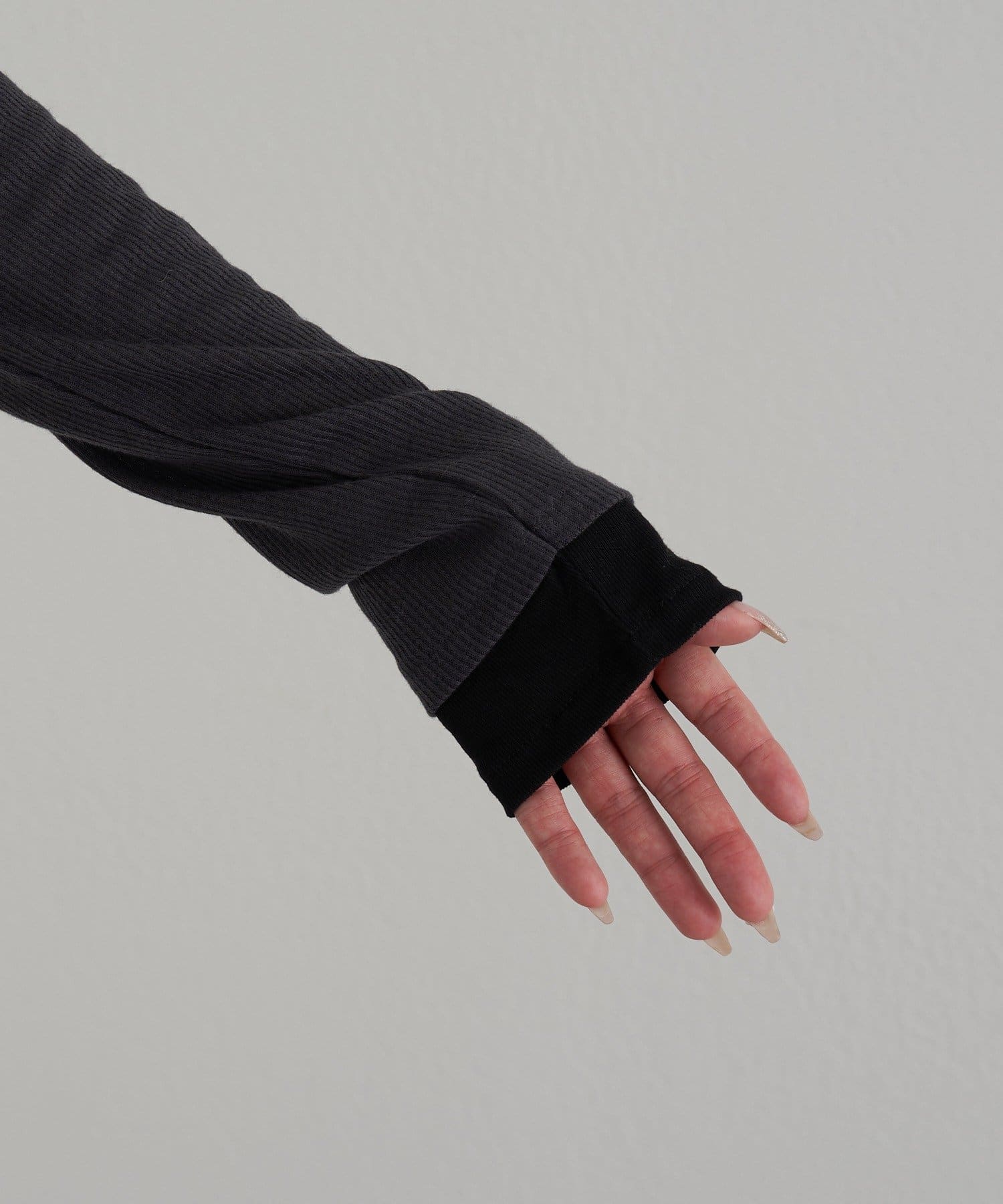 RAY CASSIN(レイカズン) 【WEB限定価格！～12/22(月)まで】UネックレイヤードヘンリーロンT