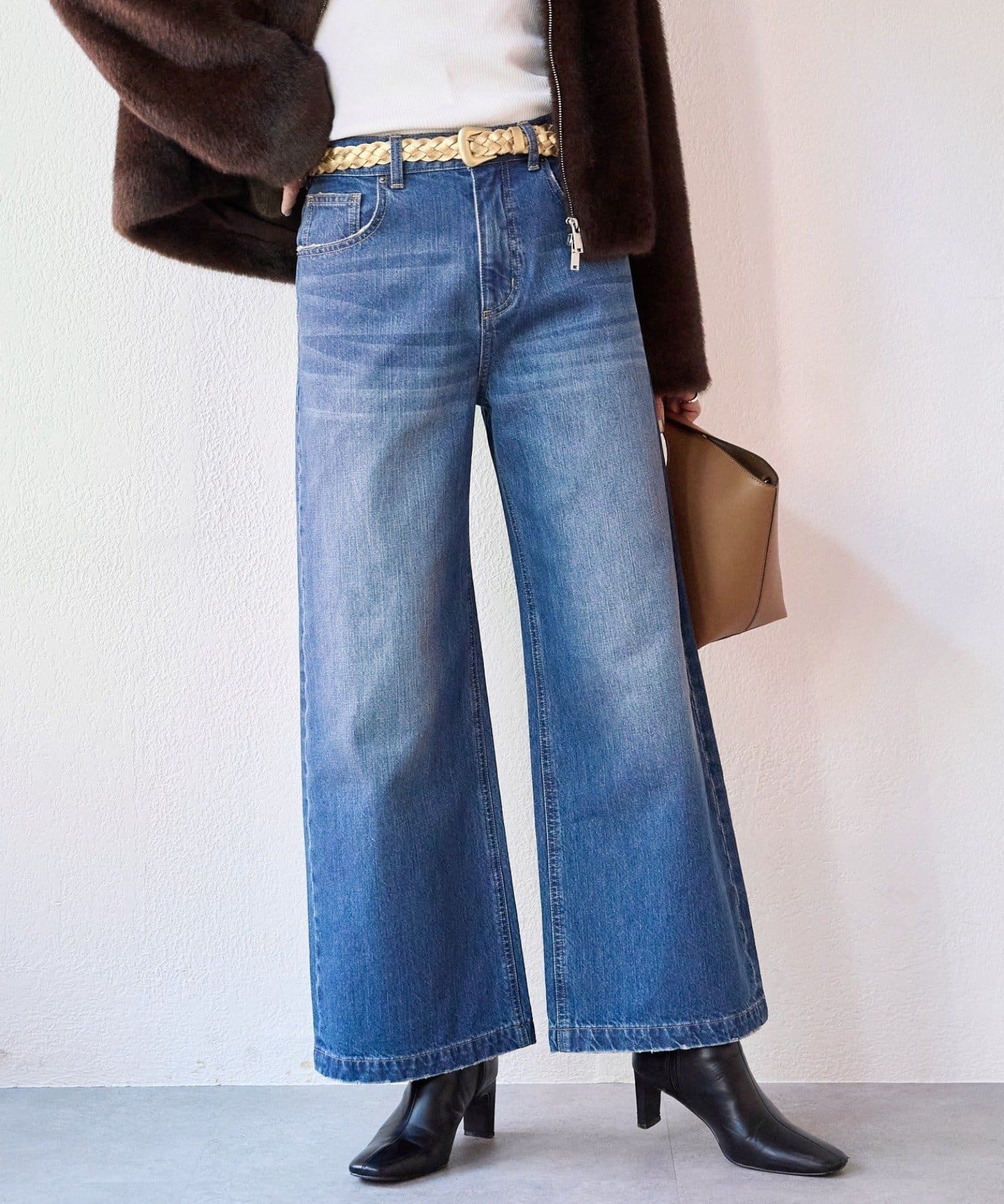 RIVE DROITE(リヴドロワ) 予約【こなれ感抜群】ルーズフレアデニム