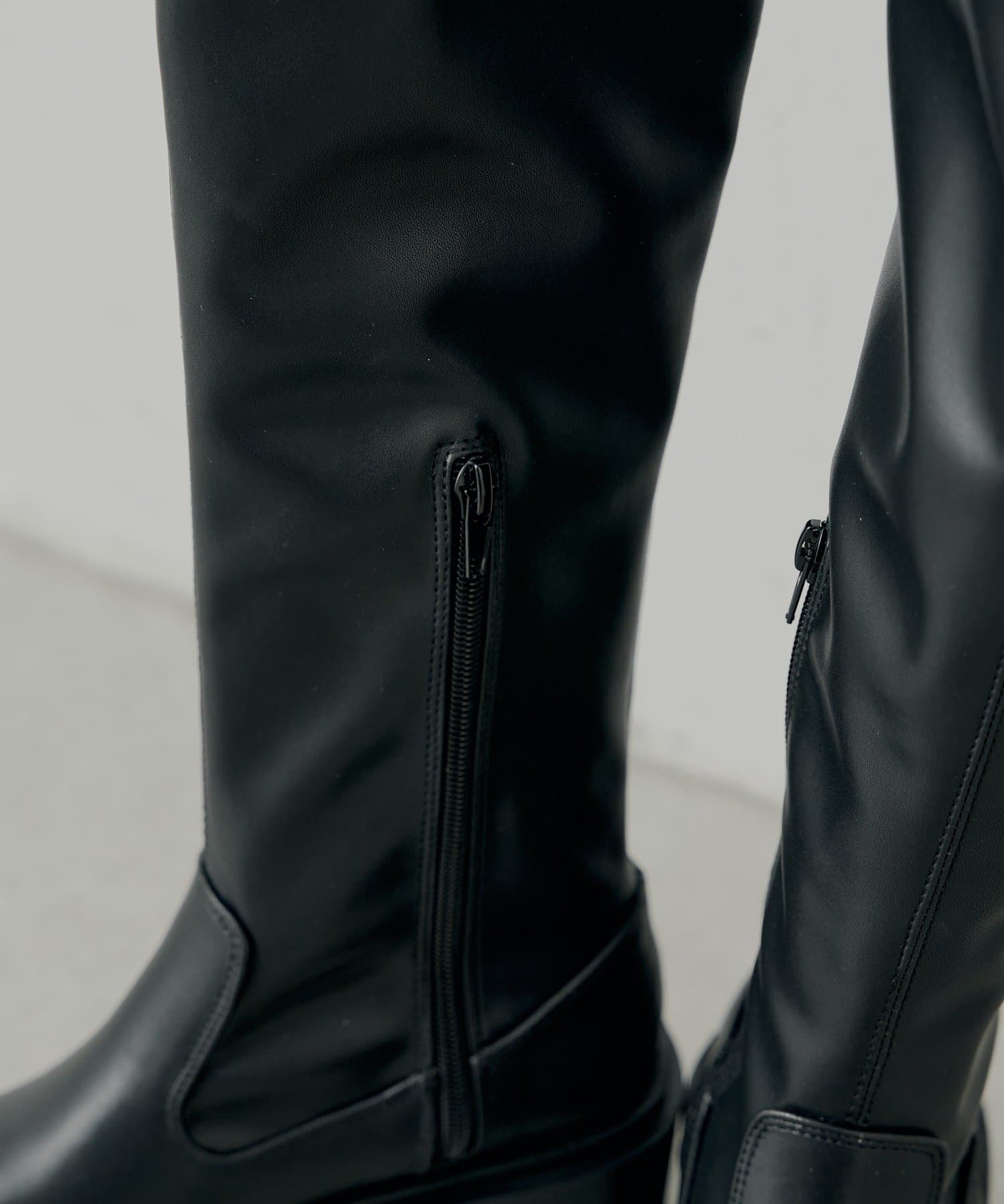 Chico(チコ) 【REVIVAL】厚底チャンキーストレッチロングブーツ