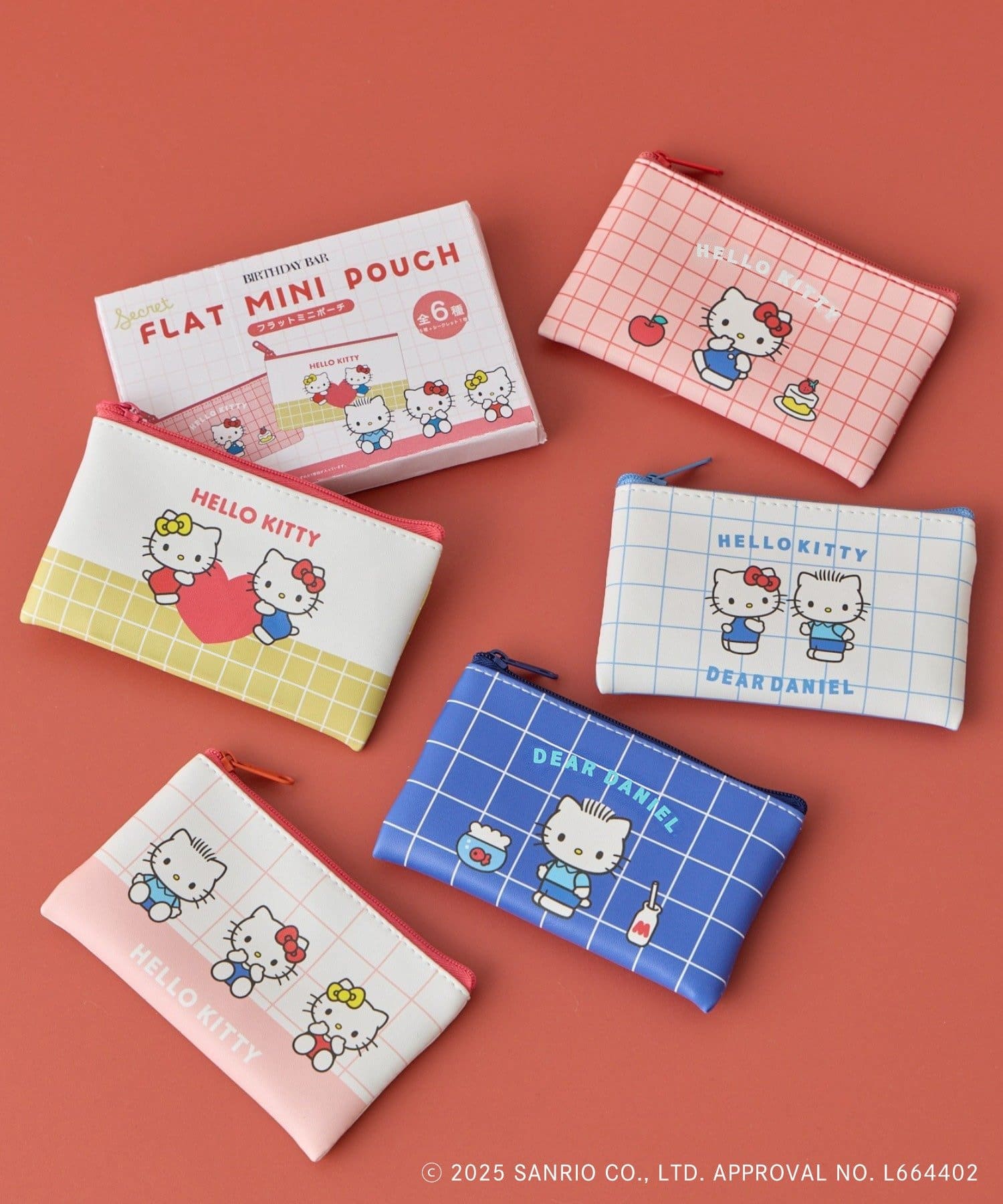 BIRTHDAY BAR(バースデイバー) 【Sanrio characters】ブラインドミニフラットポーチ　※アソートお届け