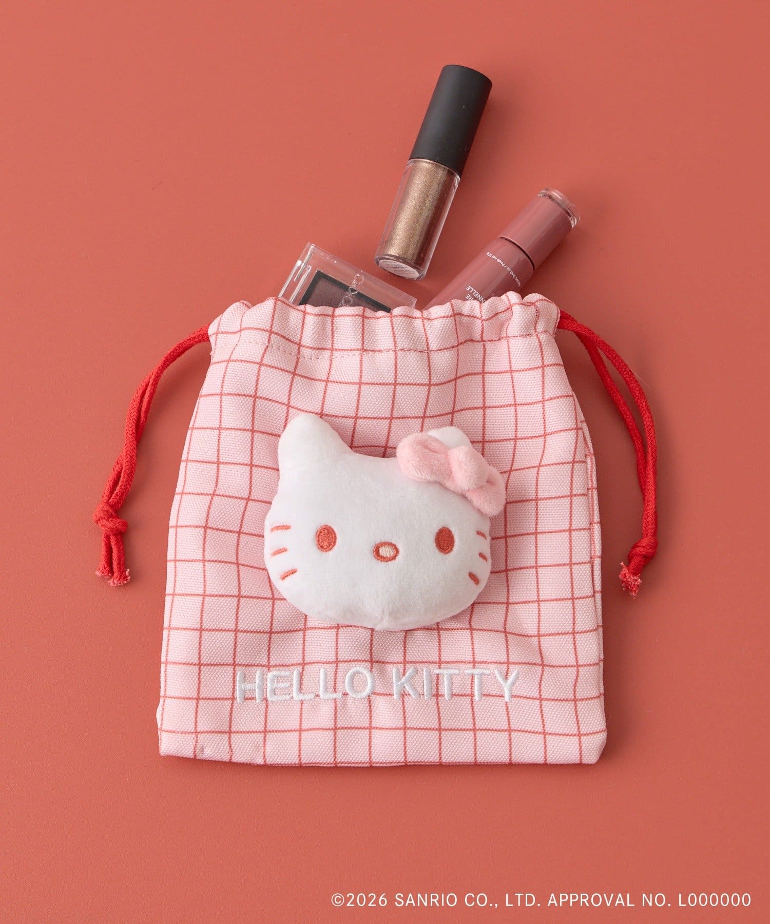 BIRTHDAY BAR(バースデイバー) 【Sanrio characters】フェイスマスコット付き巾着