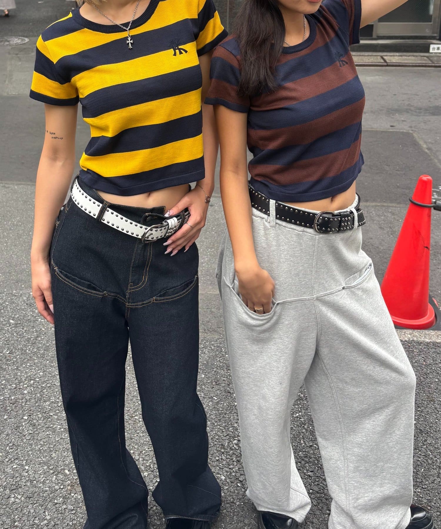 OUTLET(アウトレット) 【WHO'S WHO gallery】ラガーボーダーコンパクトニット