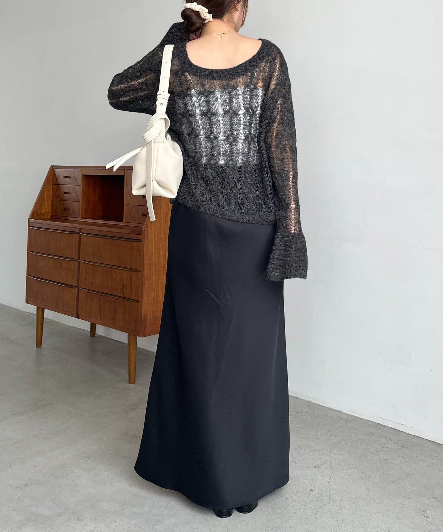 OUTLET(アウトレット) 【CAPRICIEUX LE'MAGE】2WAYモヘアリボンニット