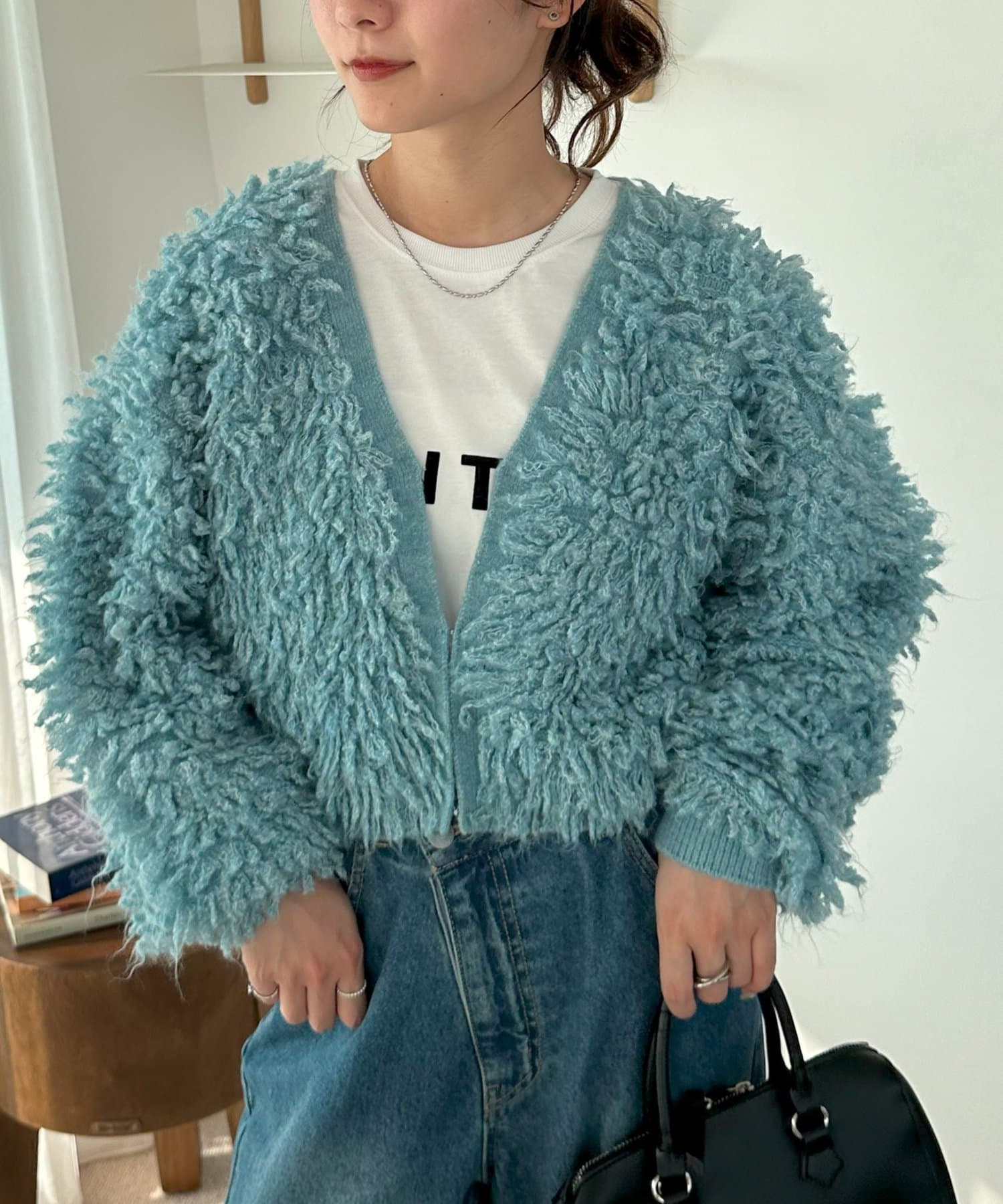 OUTLET(アウトレット) 【Discoat】フリンジカーディガン