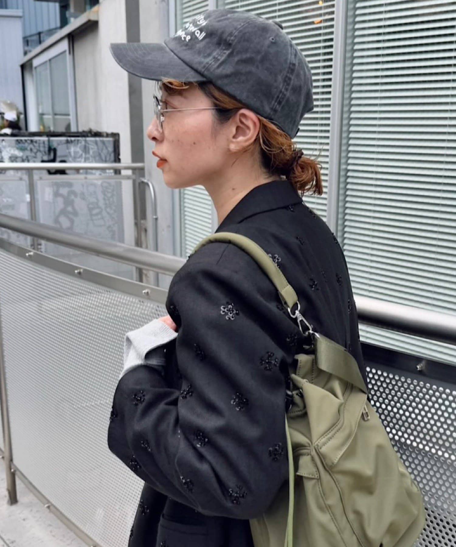 OUTLET(アウトレット) 【Kastane】【WHIMSIC】ピグメントダイロゴキャップ