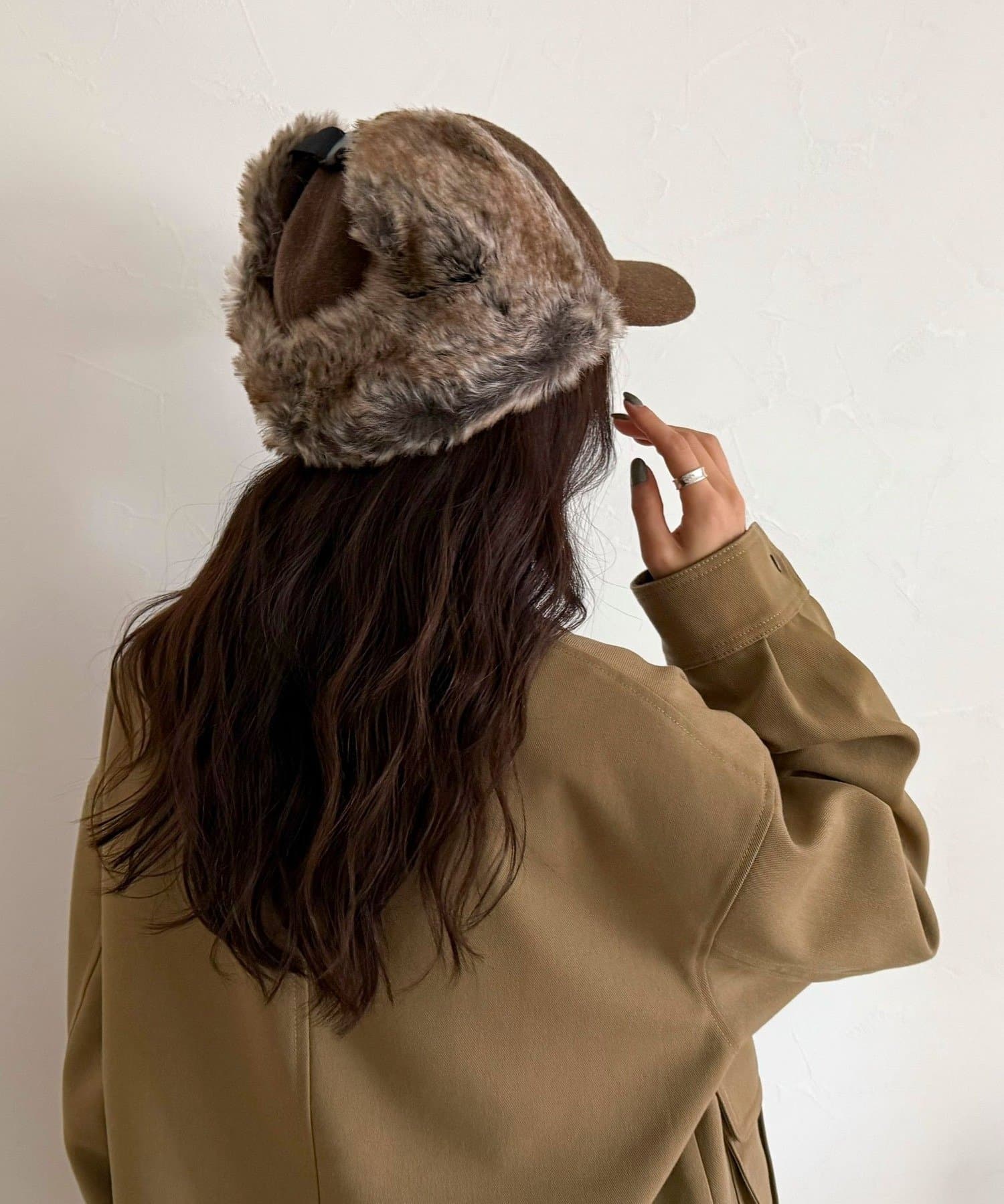 ファーツイードフライトキャップ | FREDY & GLOSTER(フレディ アンド