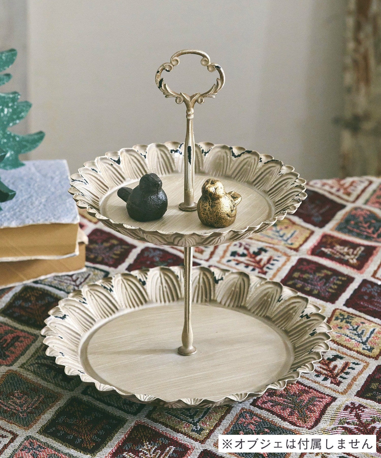 salut!(サリュ) 2段トレイ/クリスマスフリーマーケット