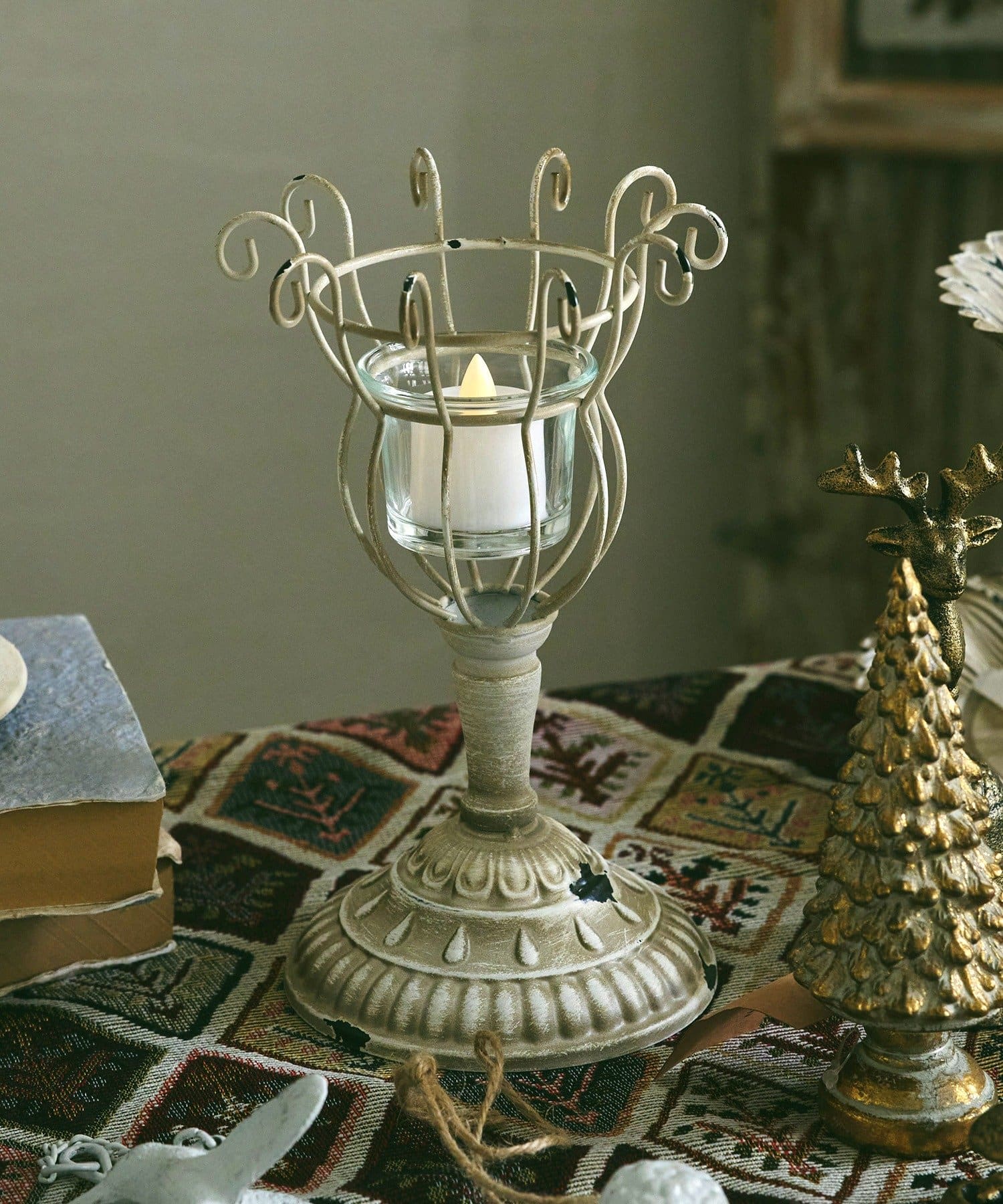 salut!(サリュ) LEDキャンドルホルダー/クリスマスフリーマーケット