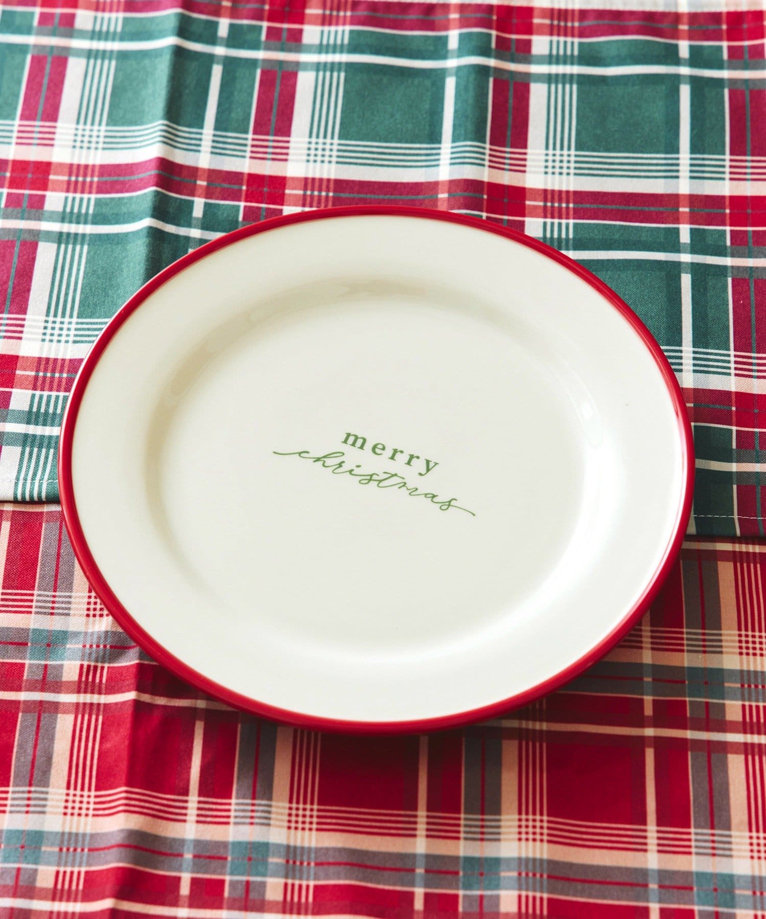 salut!(サリュ) クリスマスラインプレート:26cm/クリスマスアフタヌーンティー