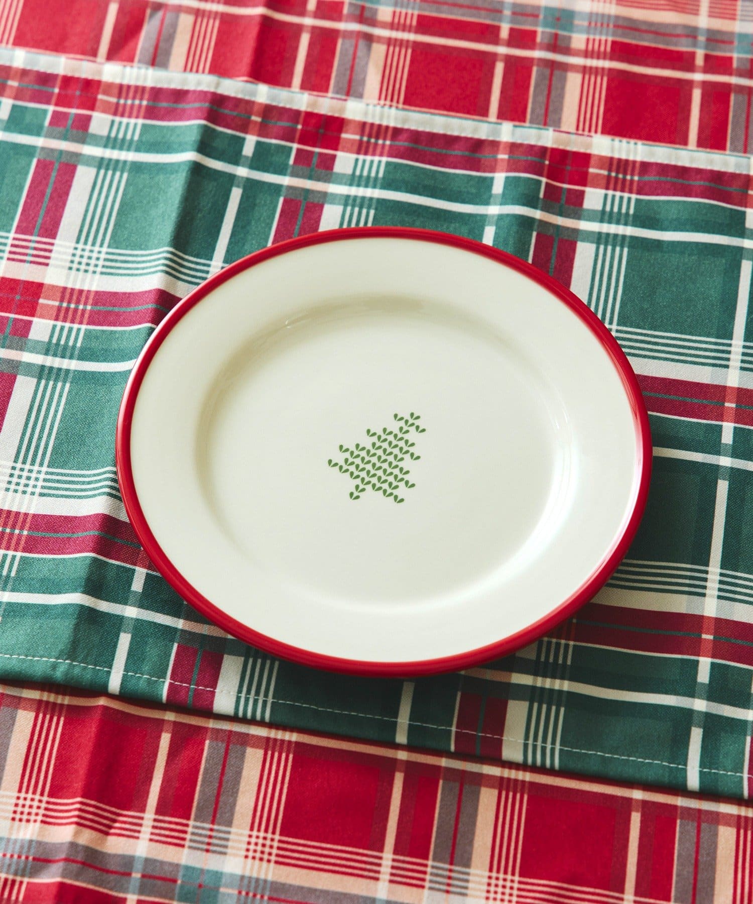 salut!(サリュ) クリスマスラインプレート:21cm/クリスマスアフタヌーンティー