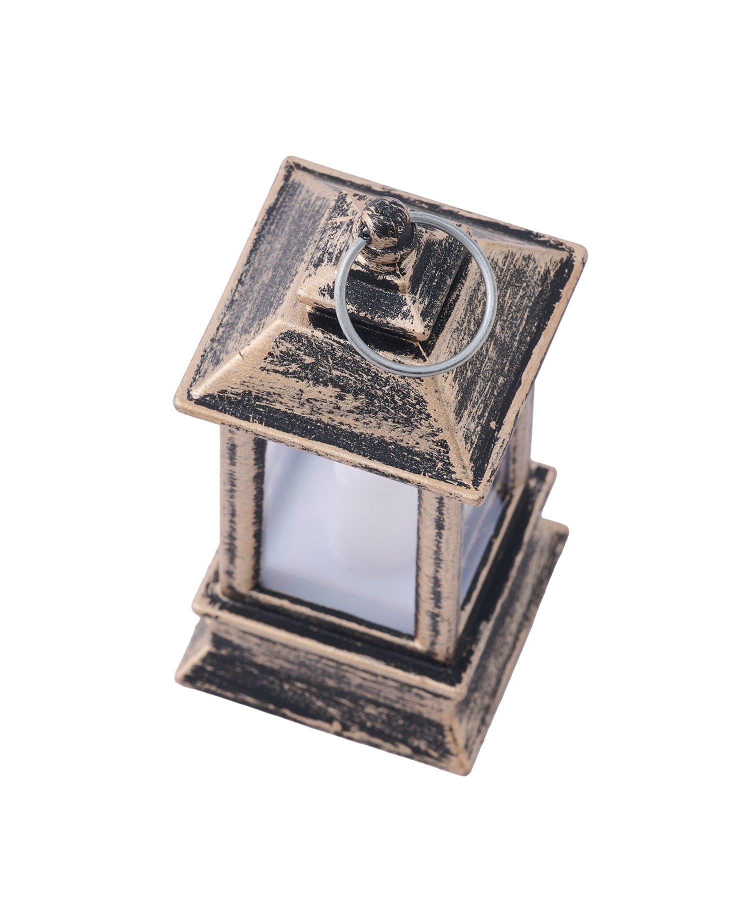 salut!(サリュ) アンティークミニLEDライトオブジェスクエア／クリスマスフリーマーケット