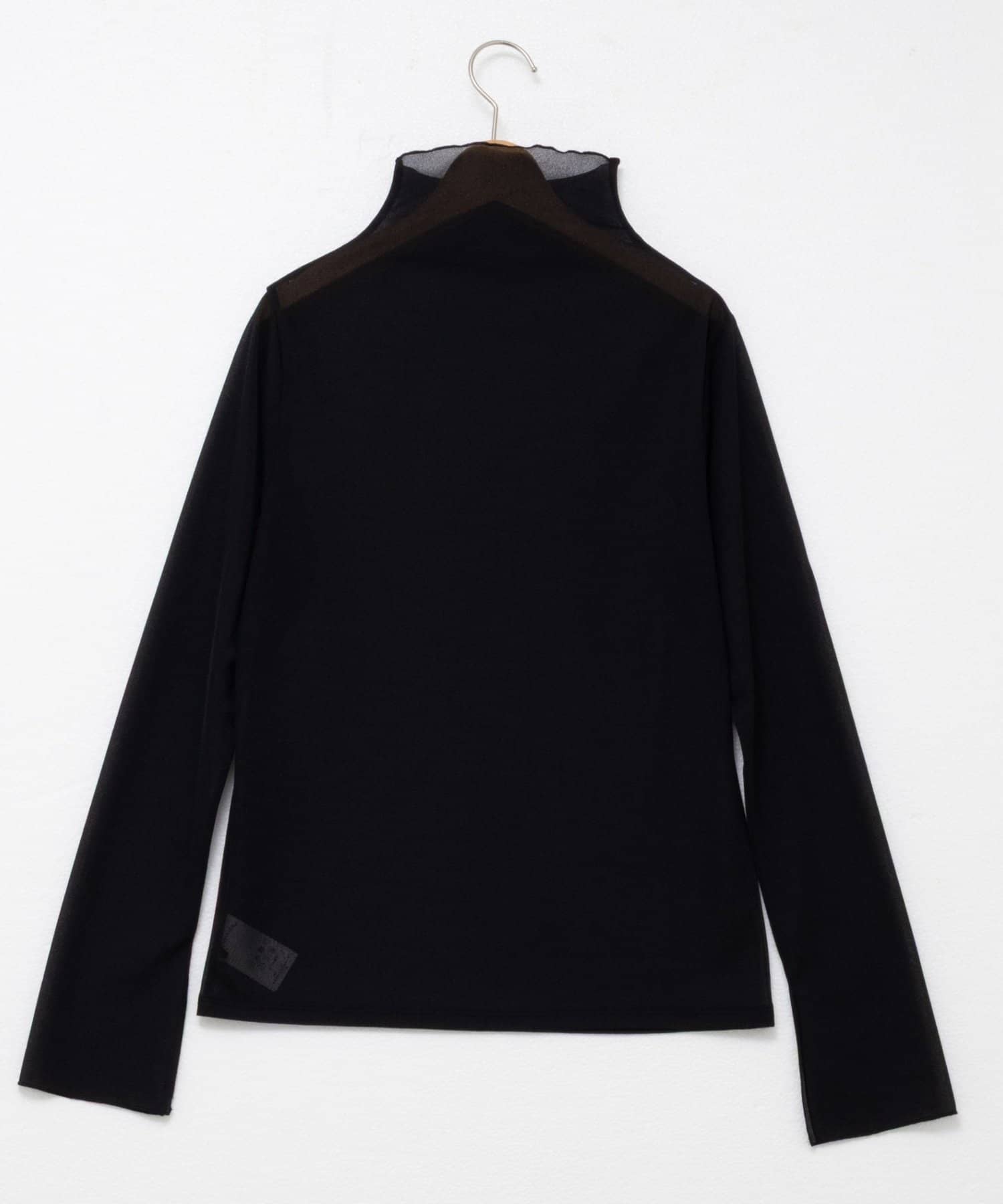 NOLLEY'S(ノーリーズ) ウォッシャブルシアーオーガンジータートルネック