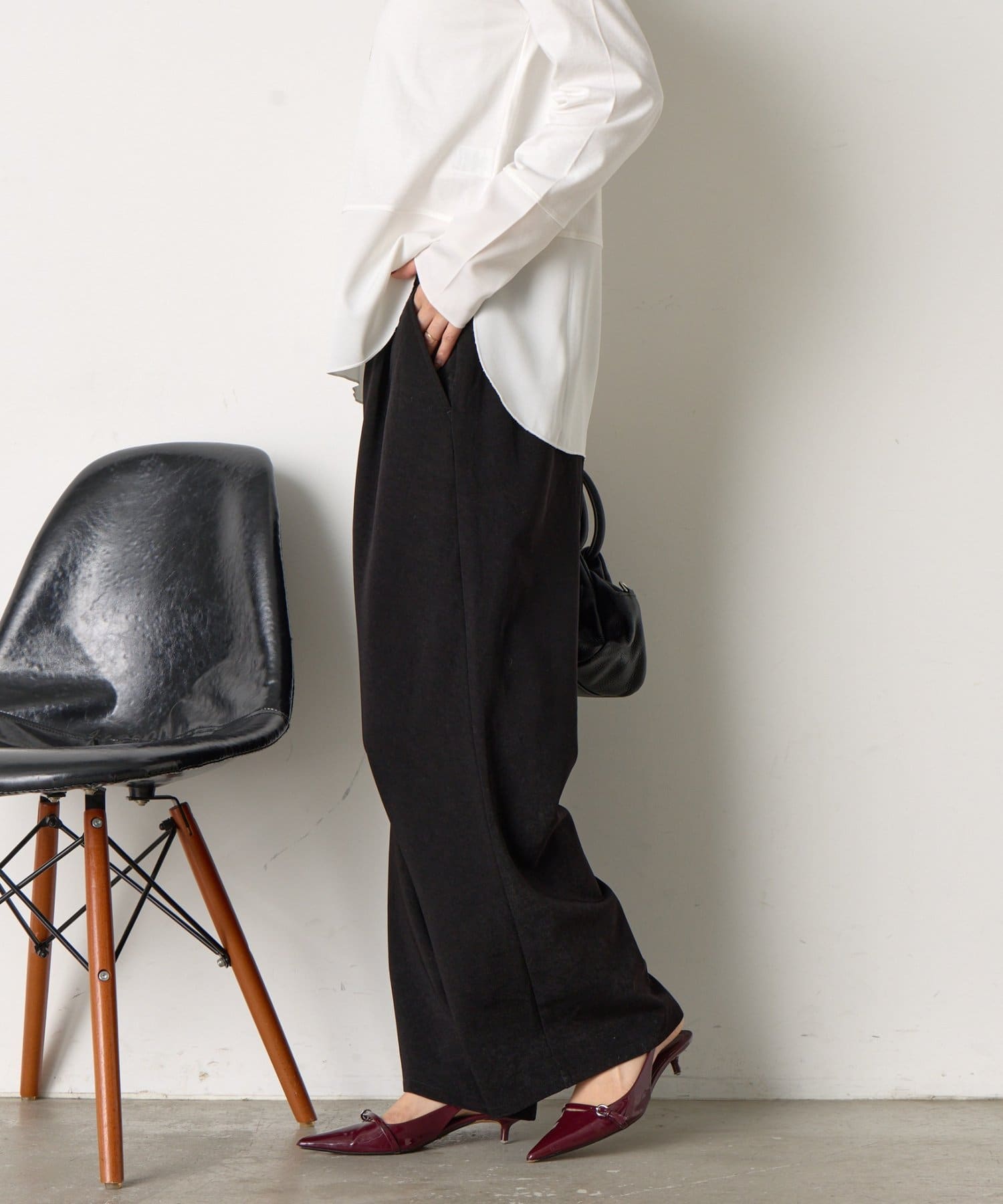 Jena　espace merveilleux(ジェナ　エスパスメルヴェイユ) イージタックワイドパンツ