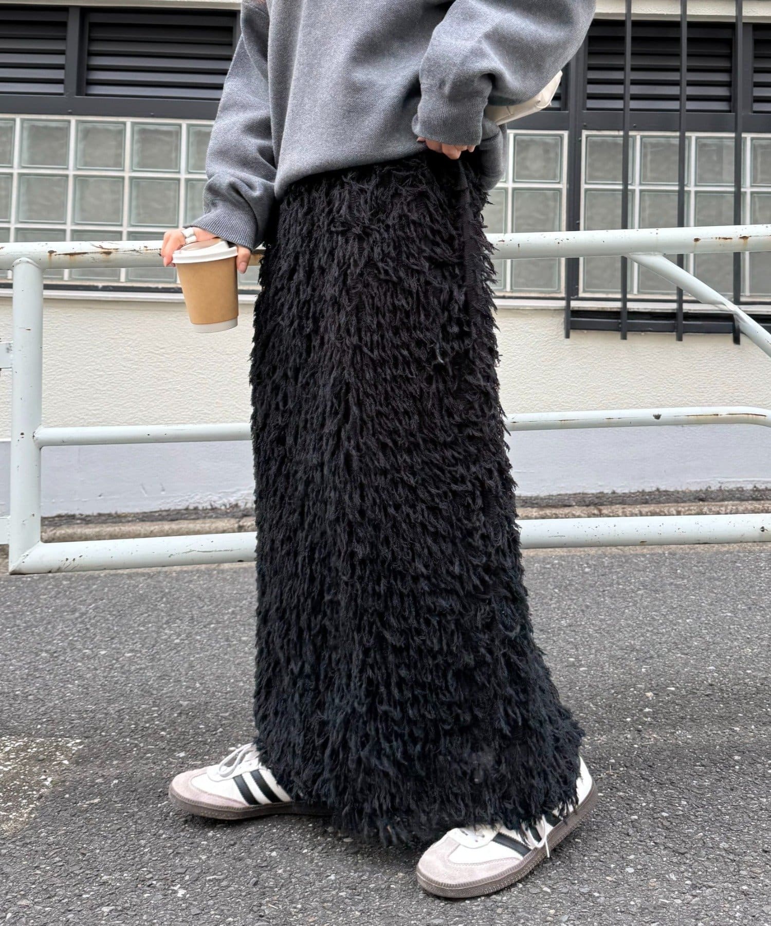 CIAOPANIC TYPY(チャオパニックティピー) フェザーフリンジナロースカート