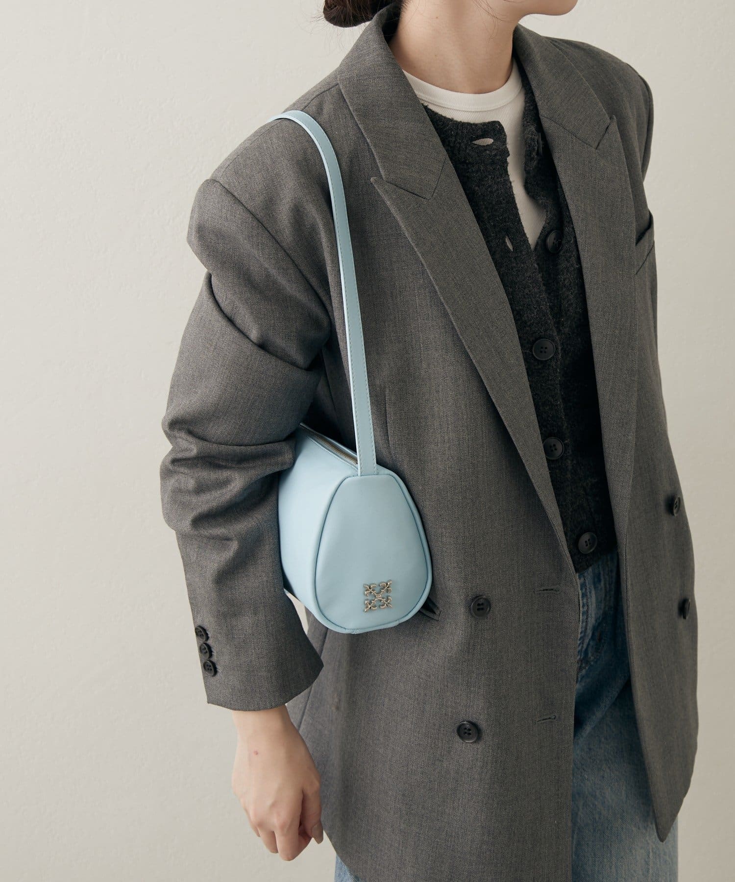 russet(ラシット) ソフトレザーロールショルダーバッグ