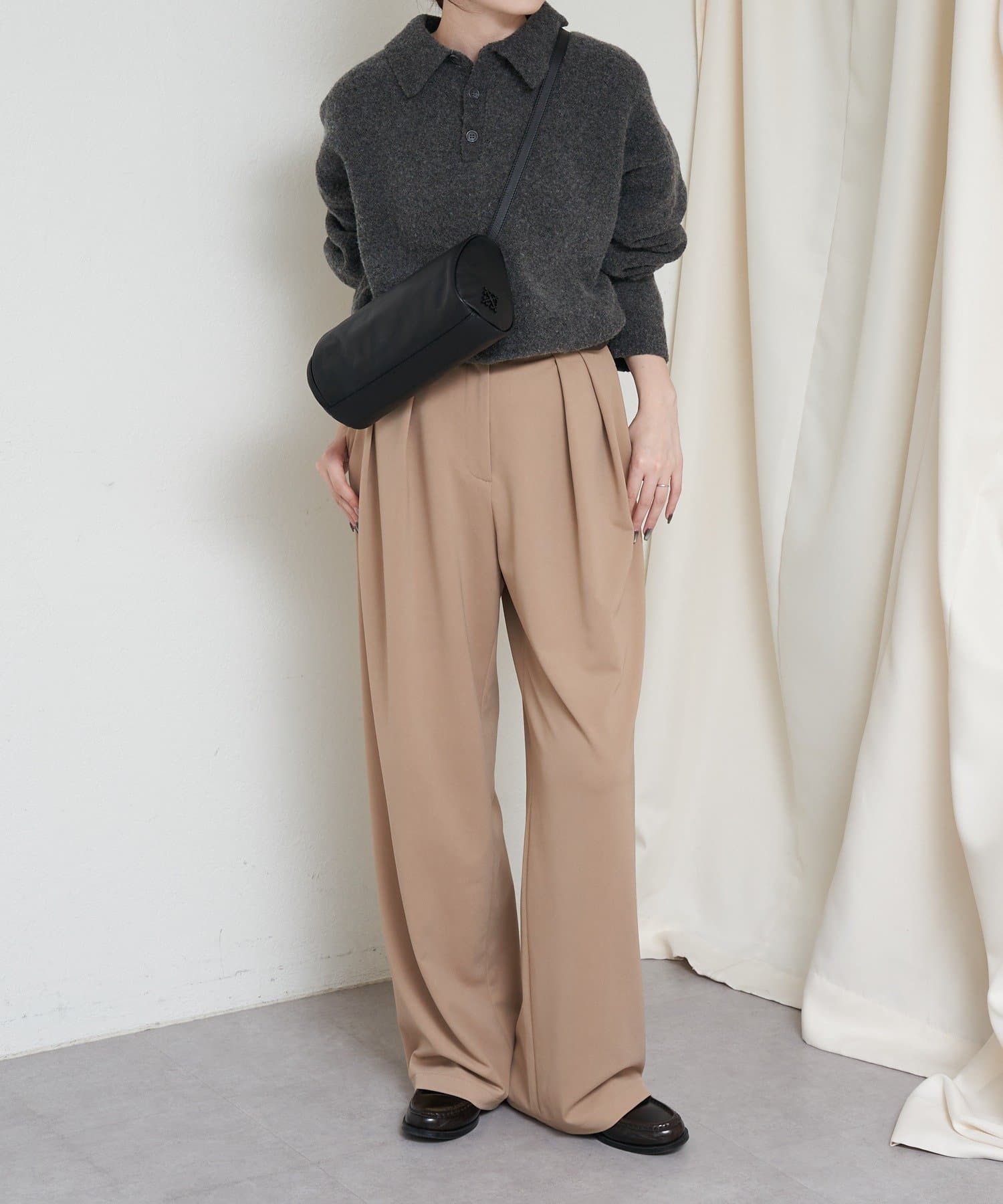 russet(ラシット) ソフトレザーロールショルダーバッグ