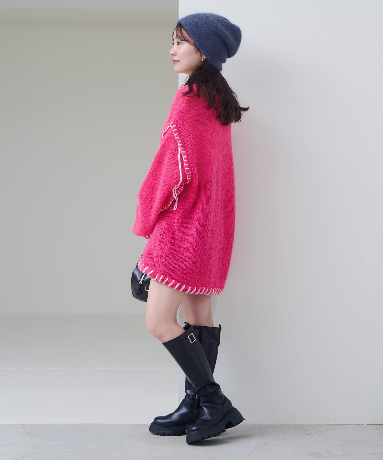 Kastane(カスタネ) 【STAFF YAMADA/Select BAG対象/3日間限定/12.19(金)12:00～12.21(日)23:59】ブラインドステッチニット