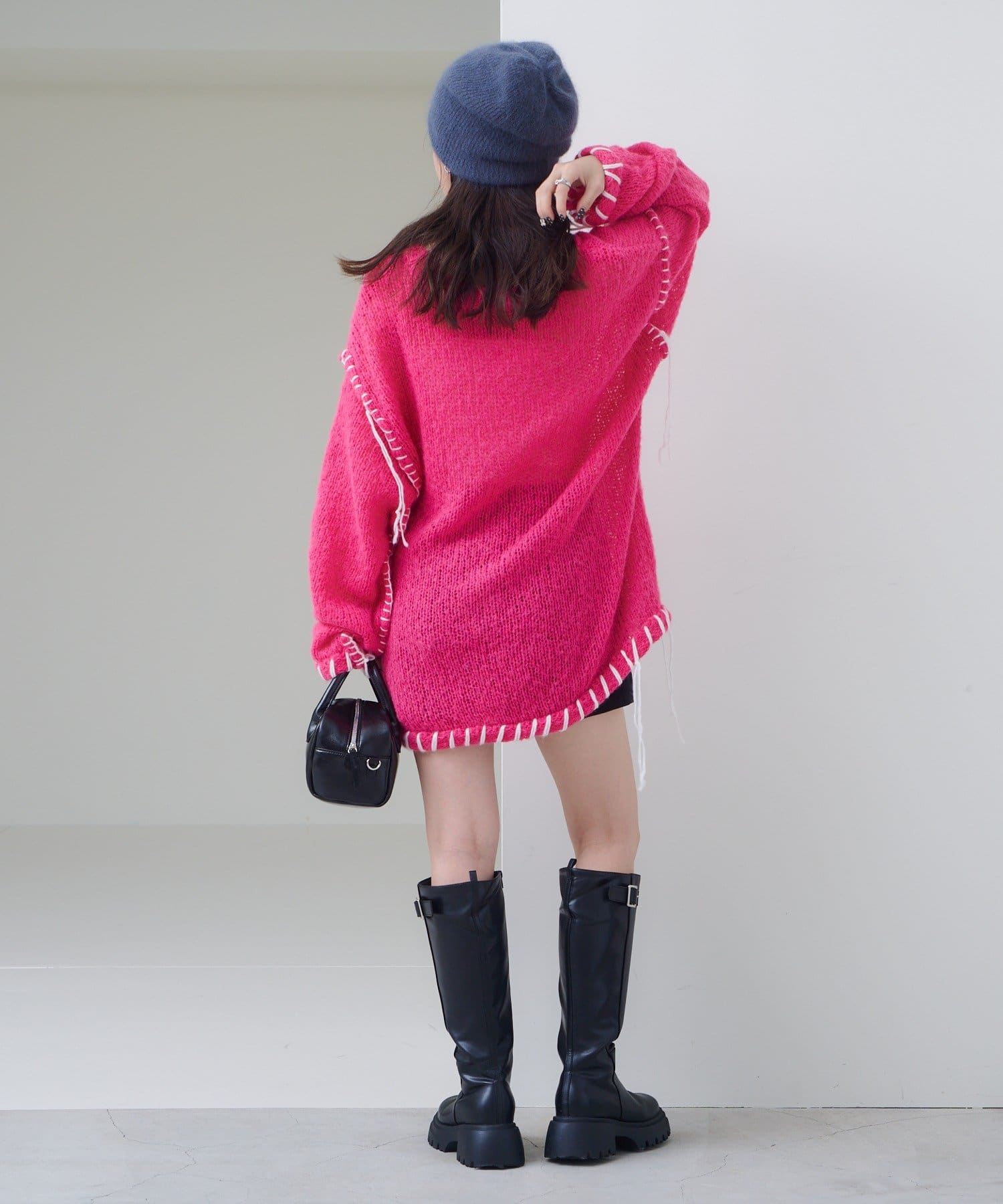 Kastane(カスタネ) 【STAFF YAMADA/Select BAG対象/3日間限定/12.19(金)12:00～12.21(日)23:59】ブラインドステッチニット