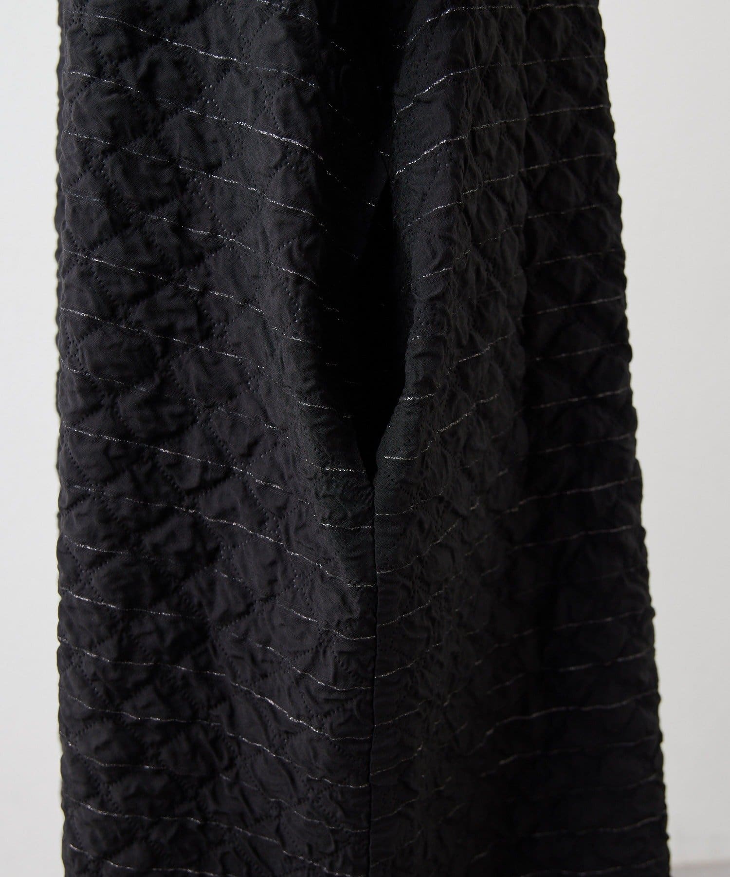 ear PAPILLONNER(イア パピヨネ) 《オケージョン/ストライプ》長袖タックワンピース【SUM1 STYLE】