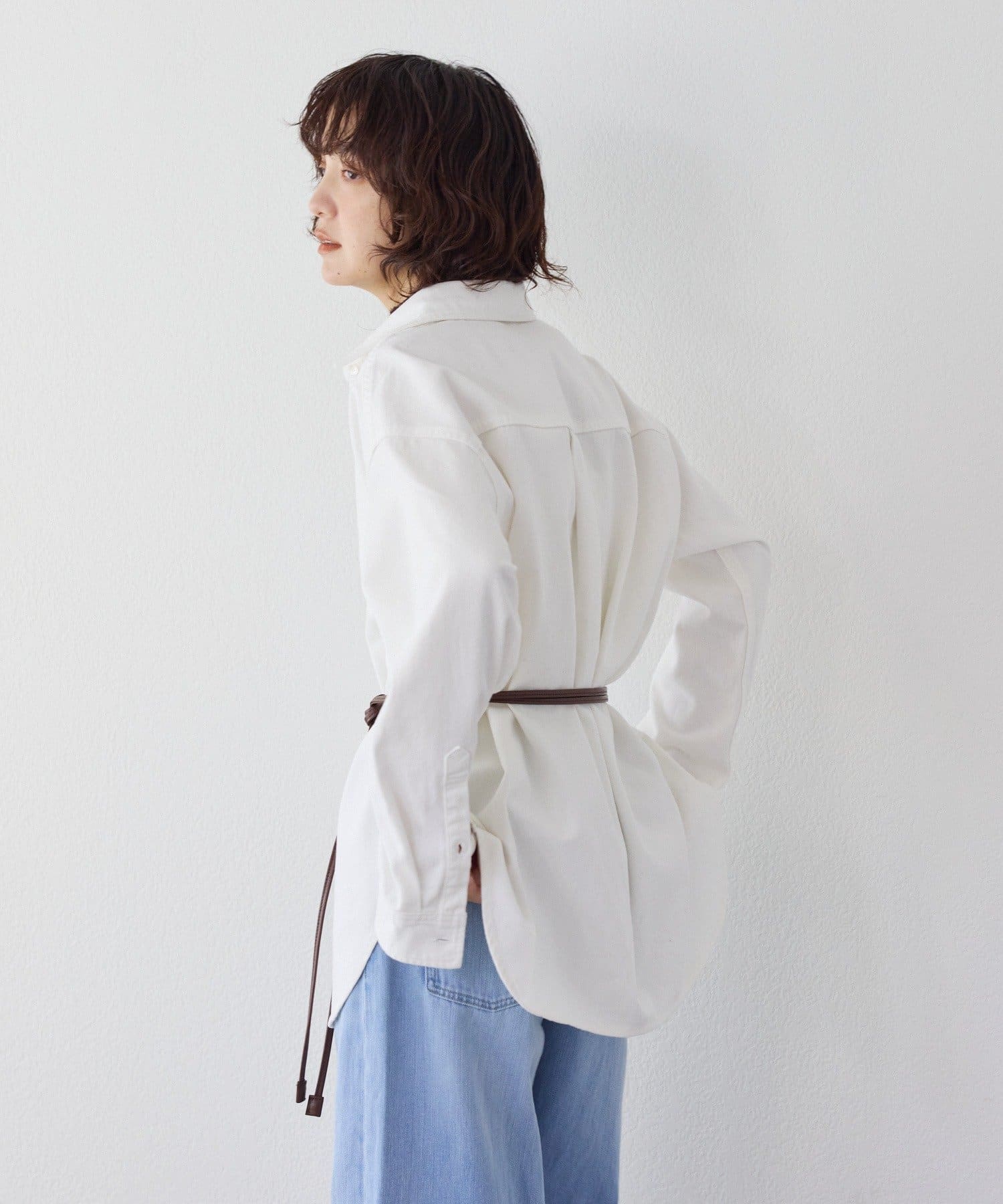 RIVE DROITE(リヴドロワ) 予約【新色追加】【MONN.:.(モン)】クリアデニムシャツ