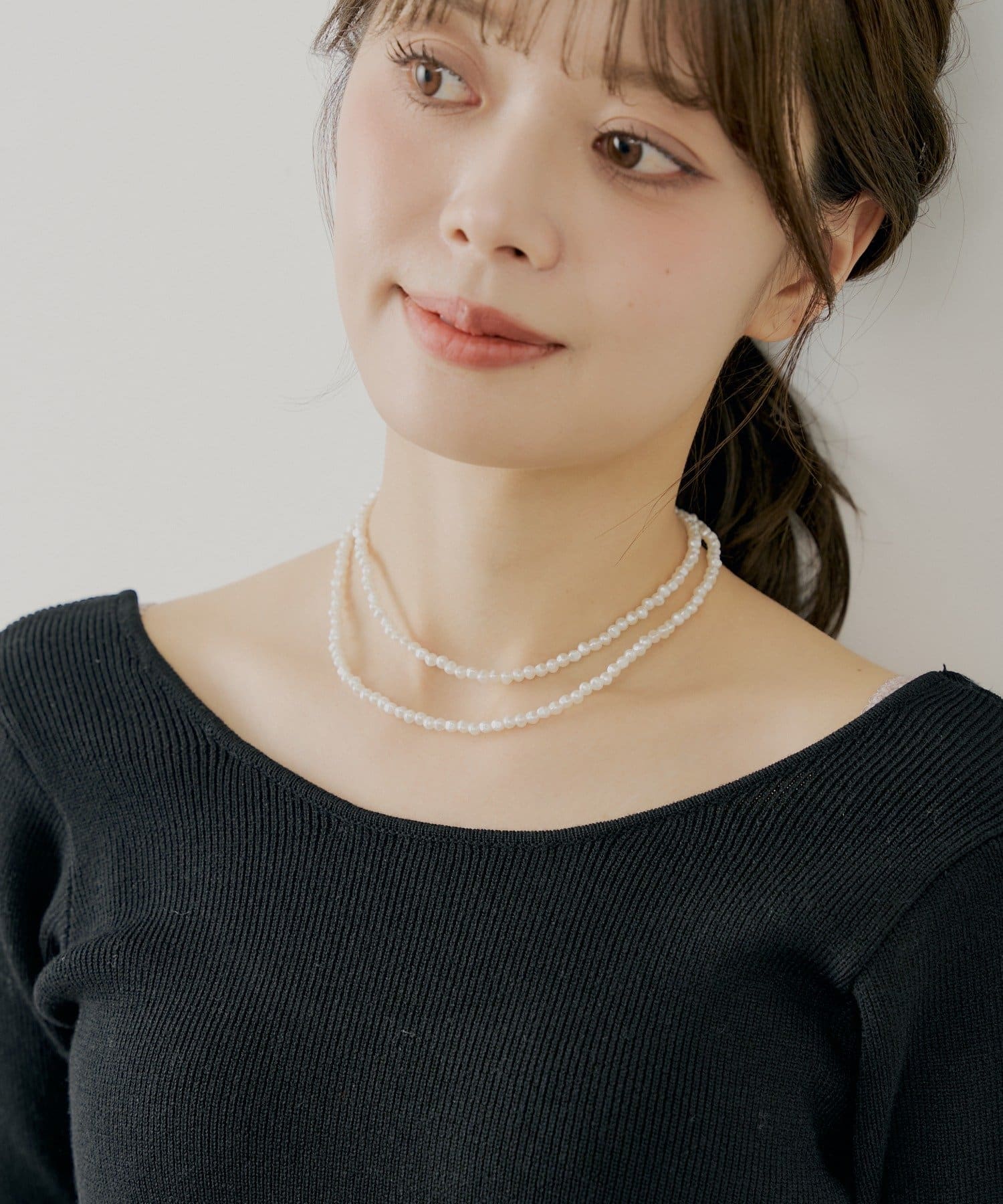 Chico(チコ) 3連パールネックレス