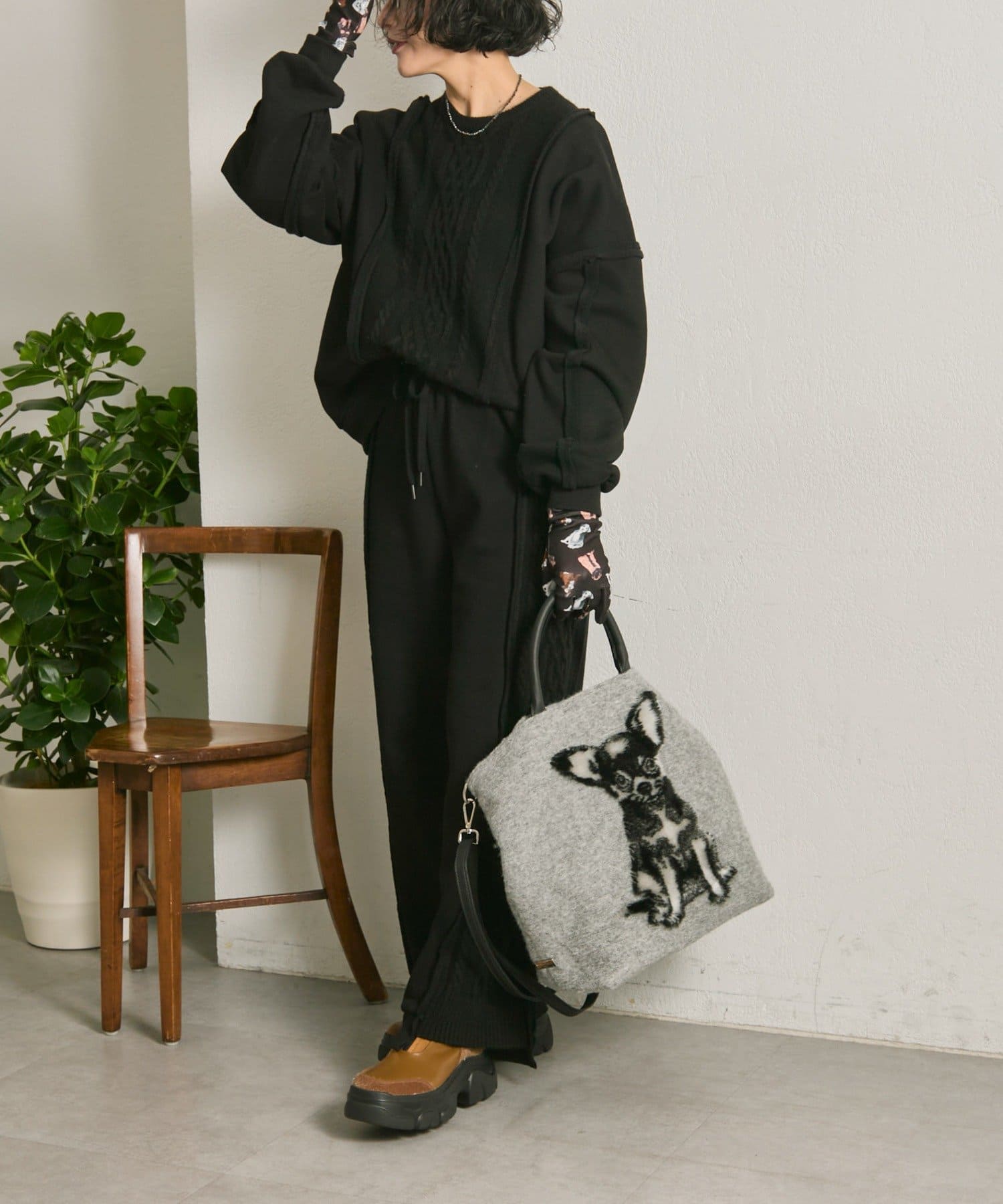 ear PAPILLONNER(イア パピヨネ) 【TERESA CAMBI(テレサカンビ)】別注アニマルトートバッグ