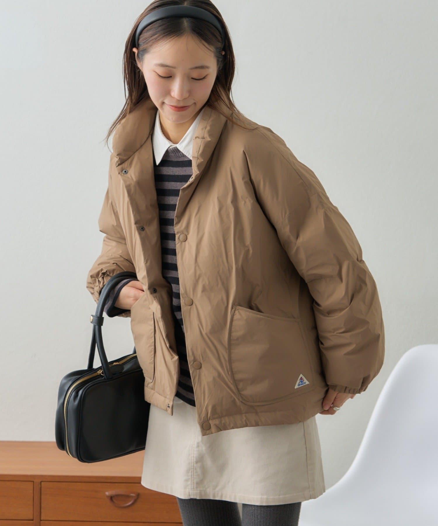 CIAOPANIC TYPY(チャオパニックティピー) 【GEVACO】ノンステッチミドルダウンジャケット