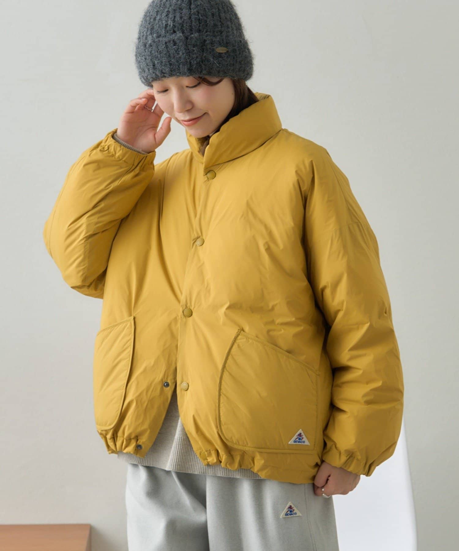 CIAOPANIC TYPY(チャオパニックティピー) 【GEVACO】ノンステッチミドルダウンジャケット