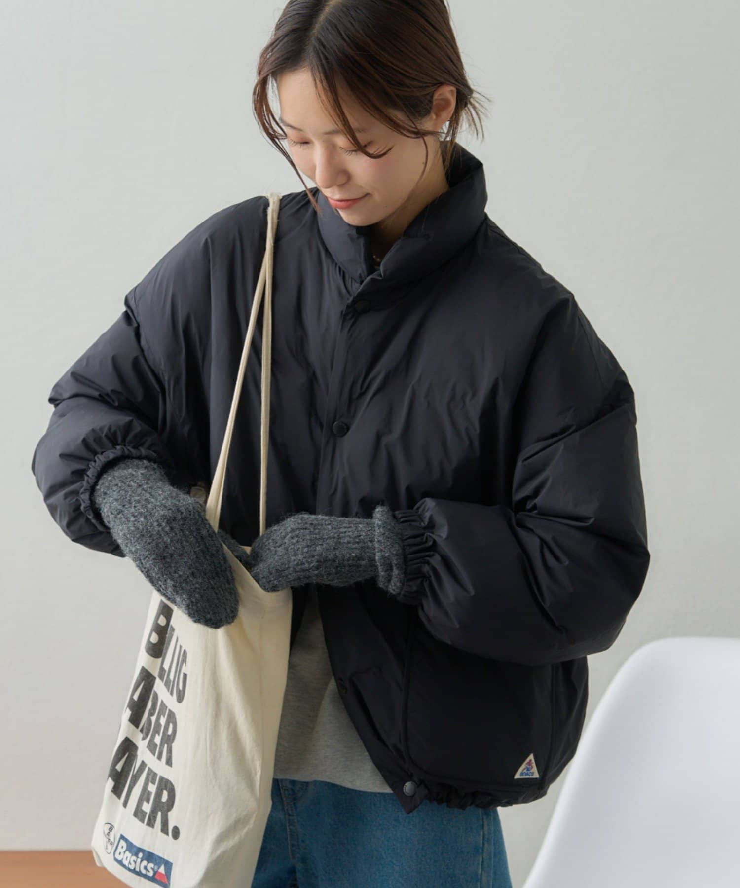 CIAOPANIC TYPY(チャオパニックティピー) 【GEVACO】ノンステッチミドルダウンジャケット