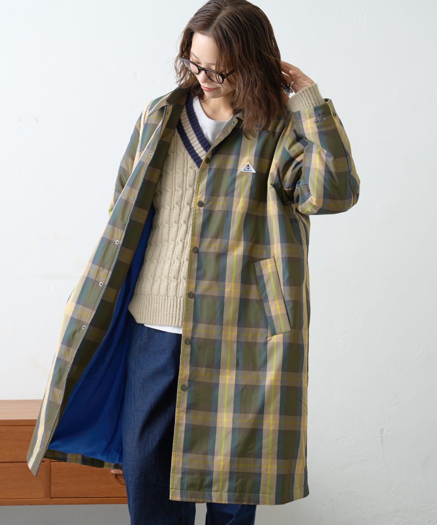 CIAOPANIC TYPY(チャオパニックティピー) 【GEVACO】中綿ステンカラーロングコート