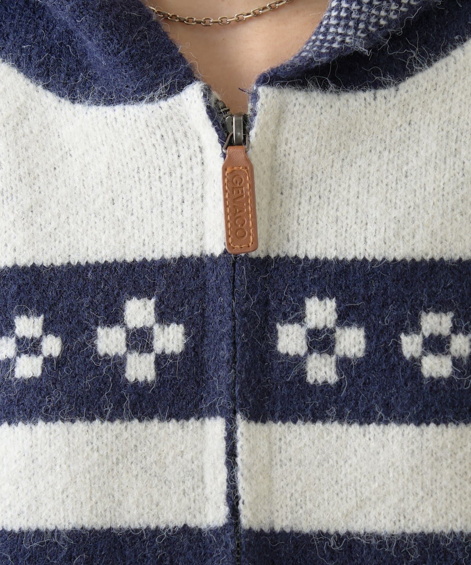 CIAOPANIC TYPY(チャオパニックティピー) 【GEVACO】カウチンフーディニットカーディガン