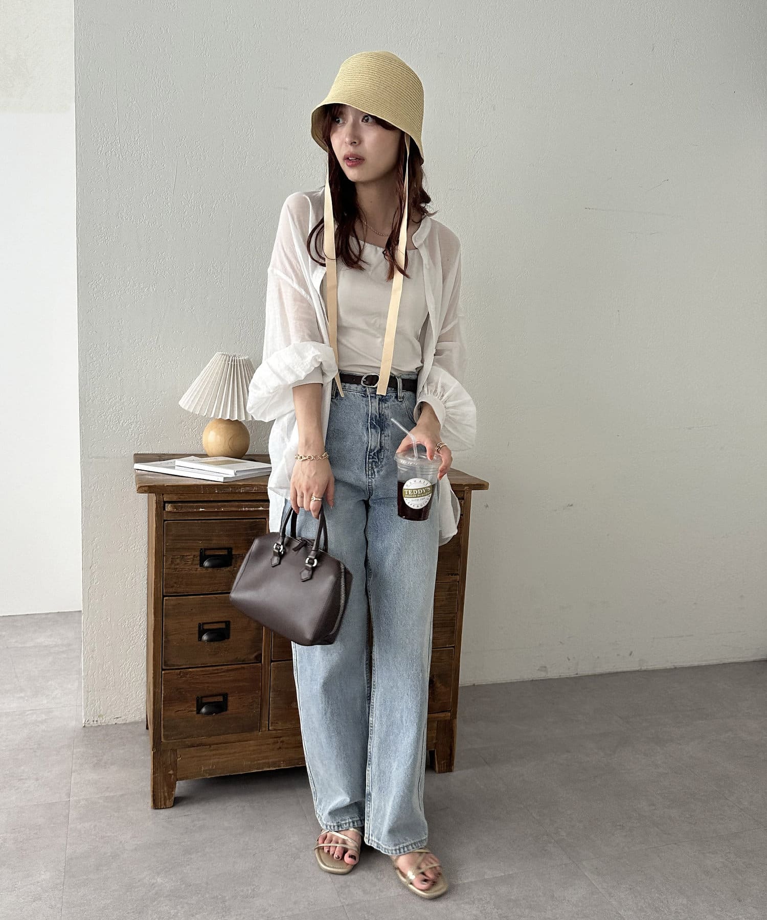 OUTLET(アウトレット) 【Discoat】リボン付きベルハット