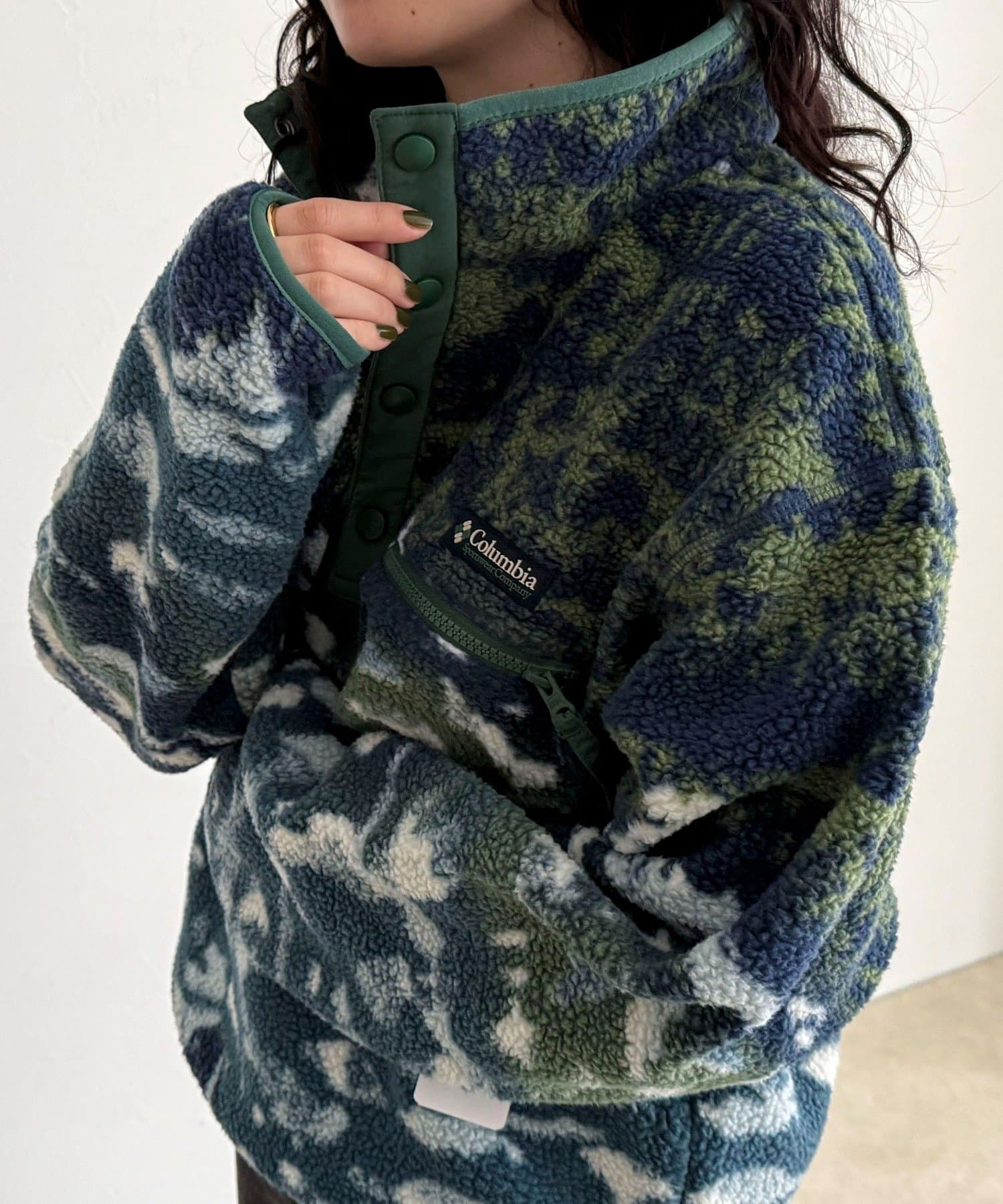 FREDY & GLOSTER(フレディ アンド グロスター) 【columbia/コロンビア】ヘルベチアⅡプリントフリース