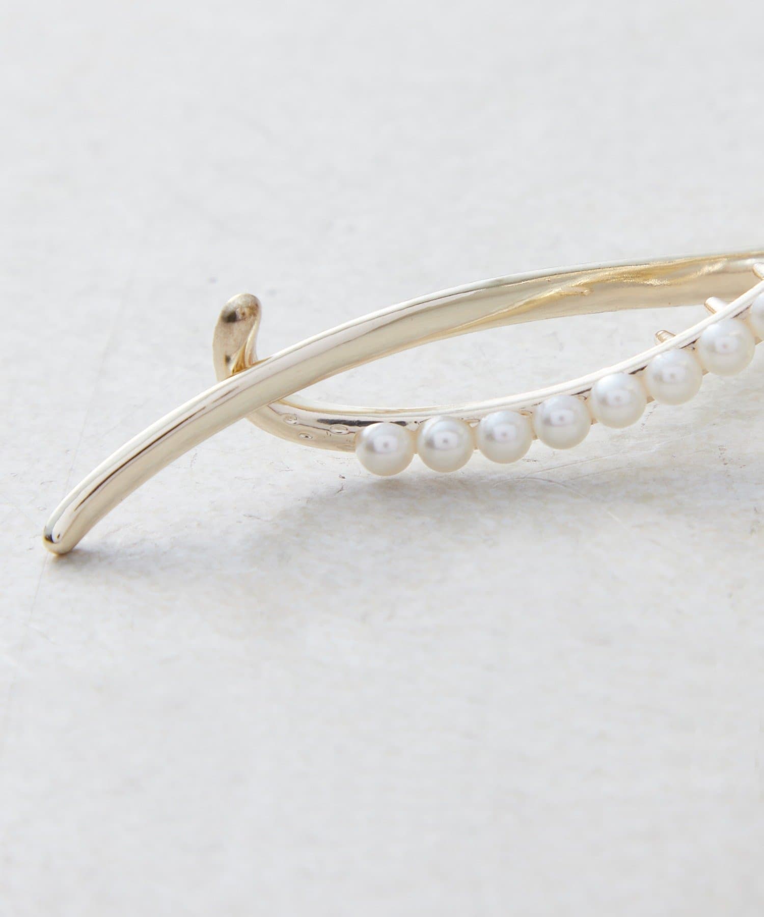 Lattice(ラティス) 【WEB限定】ストーンリボンバレッタ