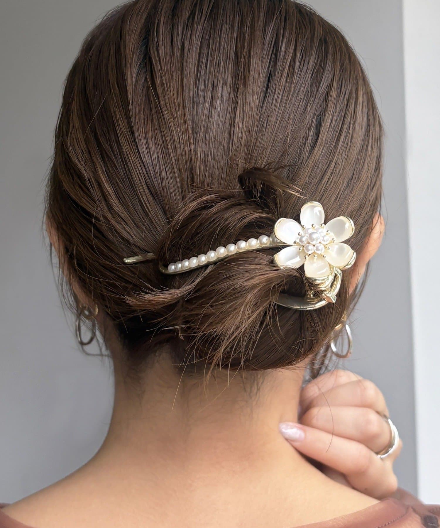 Lattice(ラティス) 【WEB限定】フラワーバレッタ