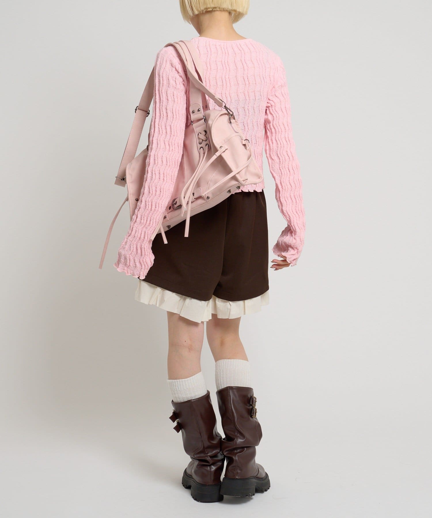 w closet(ダブルクローゼット) レイヤードショートパンツ