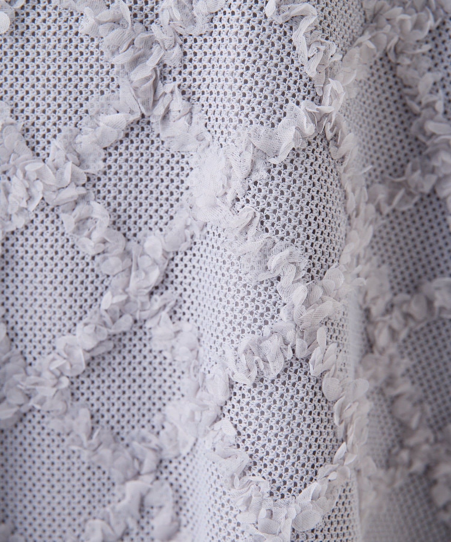 ear PAPILLONNER(イア パピヨネ) 《伸縮性あり》シアーレーススウェット【SUM1 STYLE(スミスタイル)】