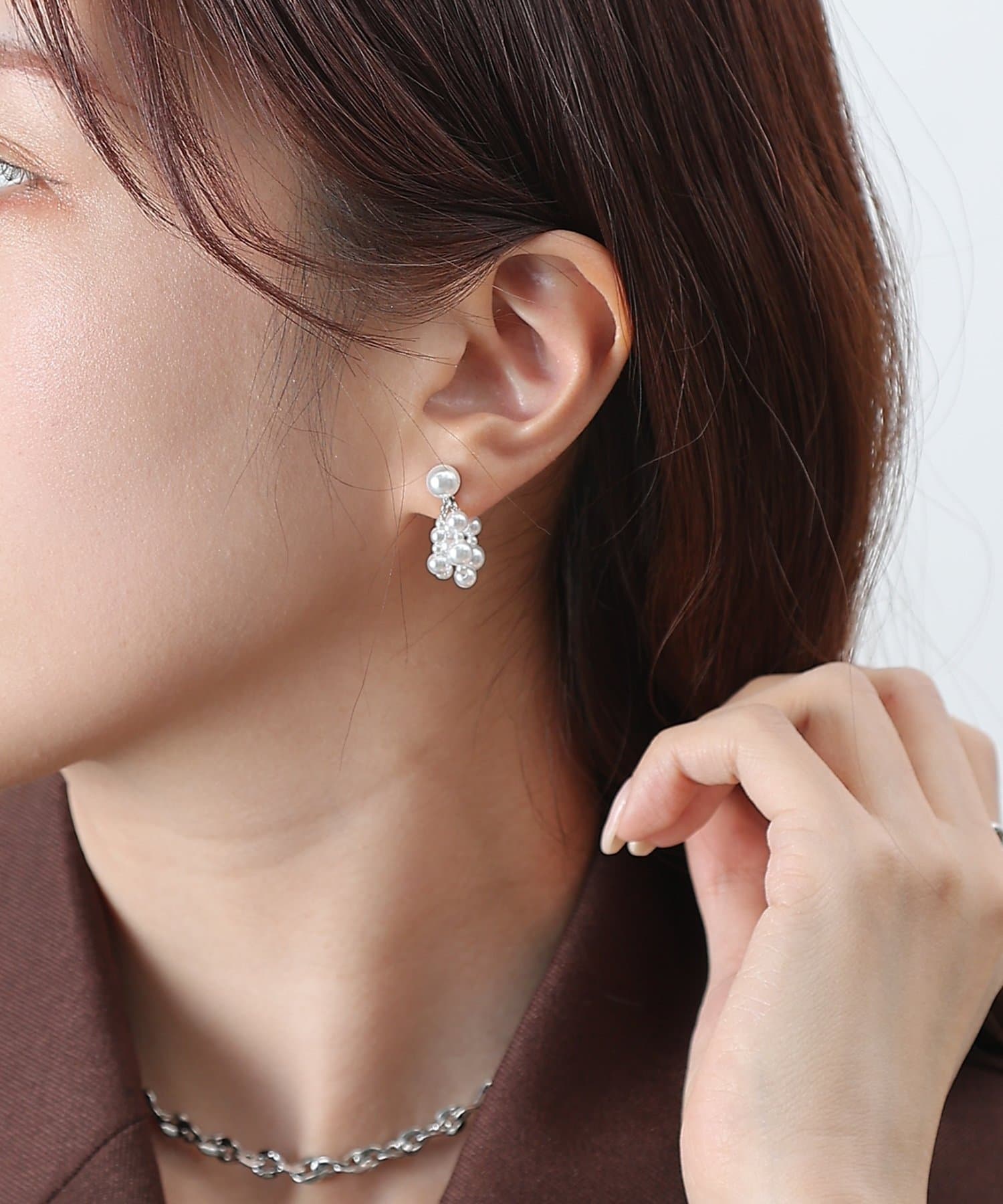 COLONY 2139(コロニー トゥーワンスリーナイン) カーブラインパールピアス