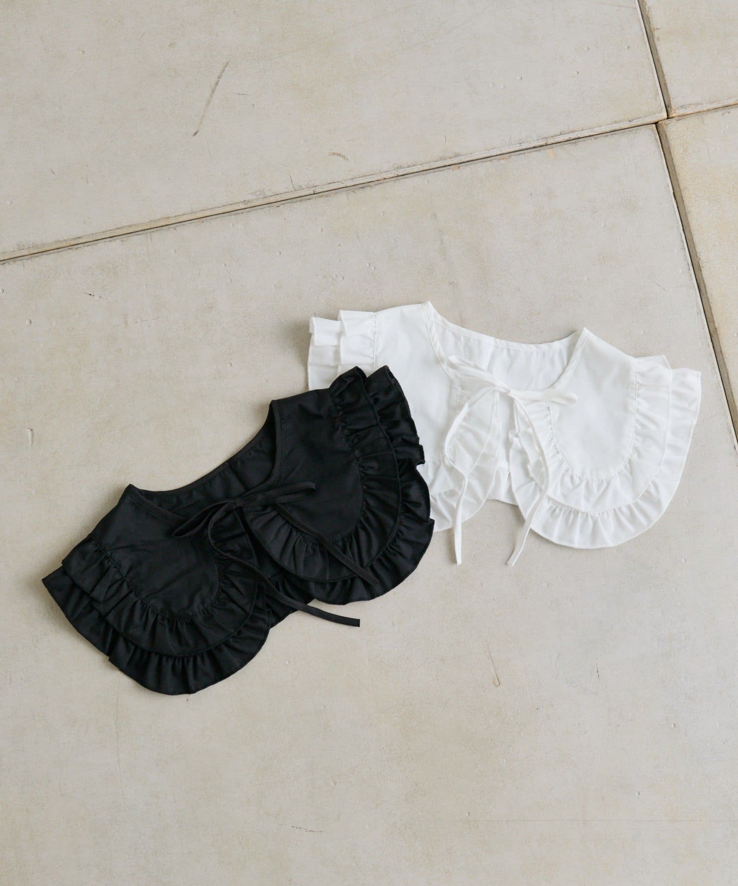 w closet(ダブルクローゼット) フリルBIGつけ襟