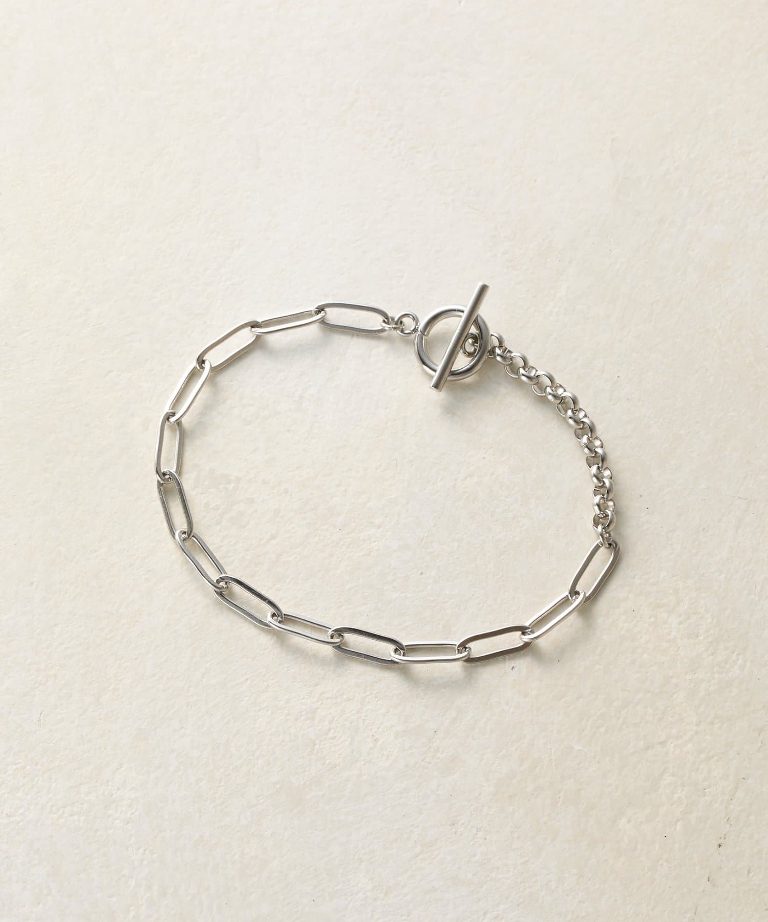 COLONY 2139(コロニー トゥーワンスリーナイン) ステンレスミックスチェーンブレスレット