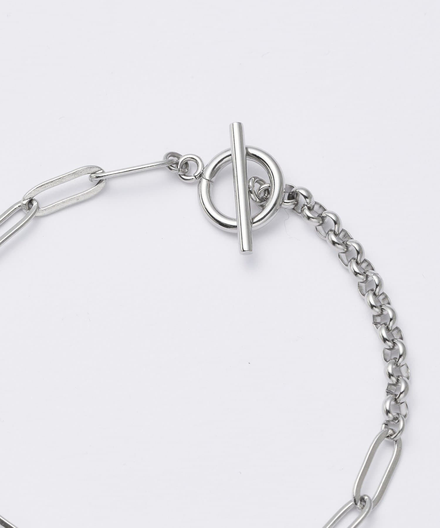 COLONY 2139(コロニー トゥーワンスリーナイン) ステンレスミックスチェーンブレスレット