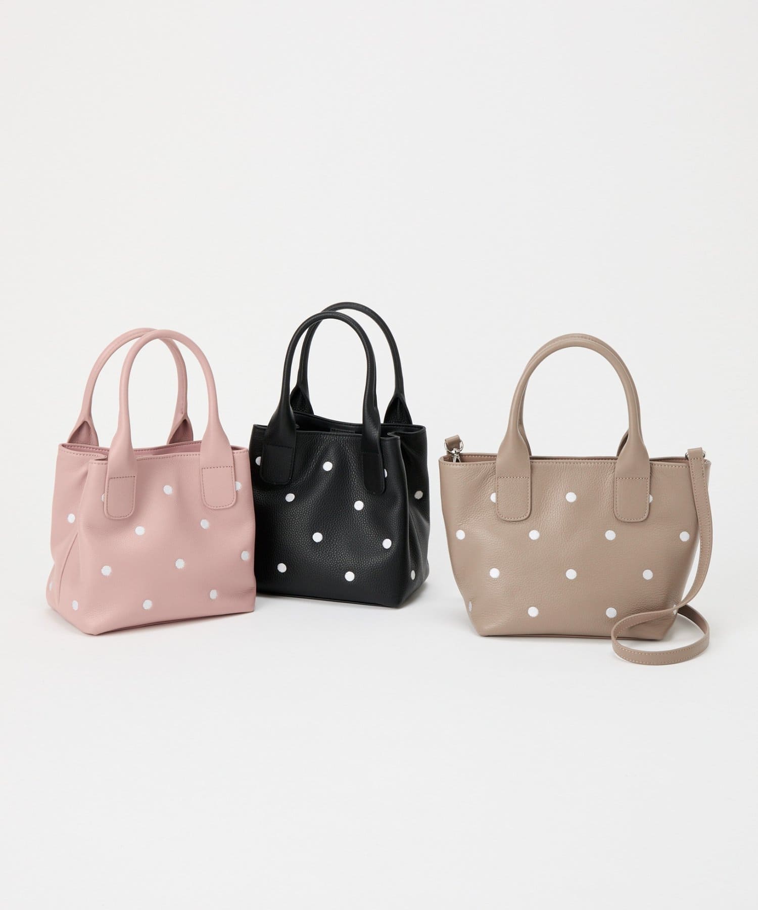 BEARDSLEY(ビアズリー) 《11/8(土)12：00予約開始予定》ドット刺繍バッグ/小