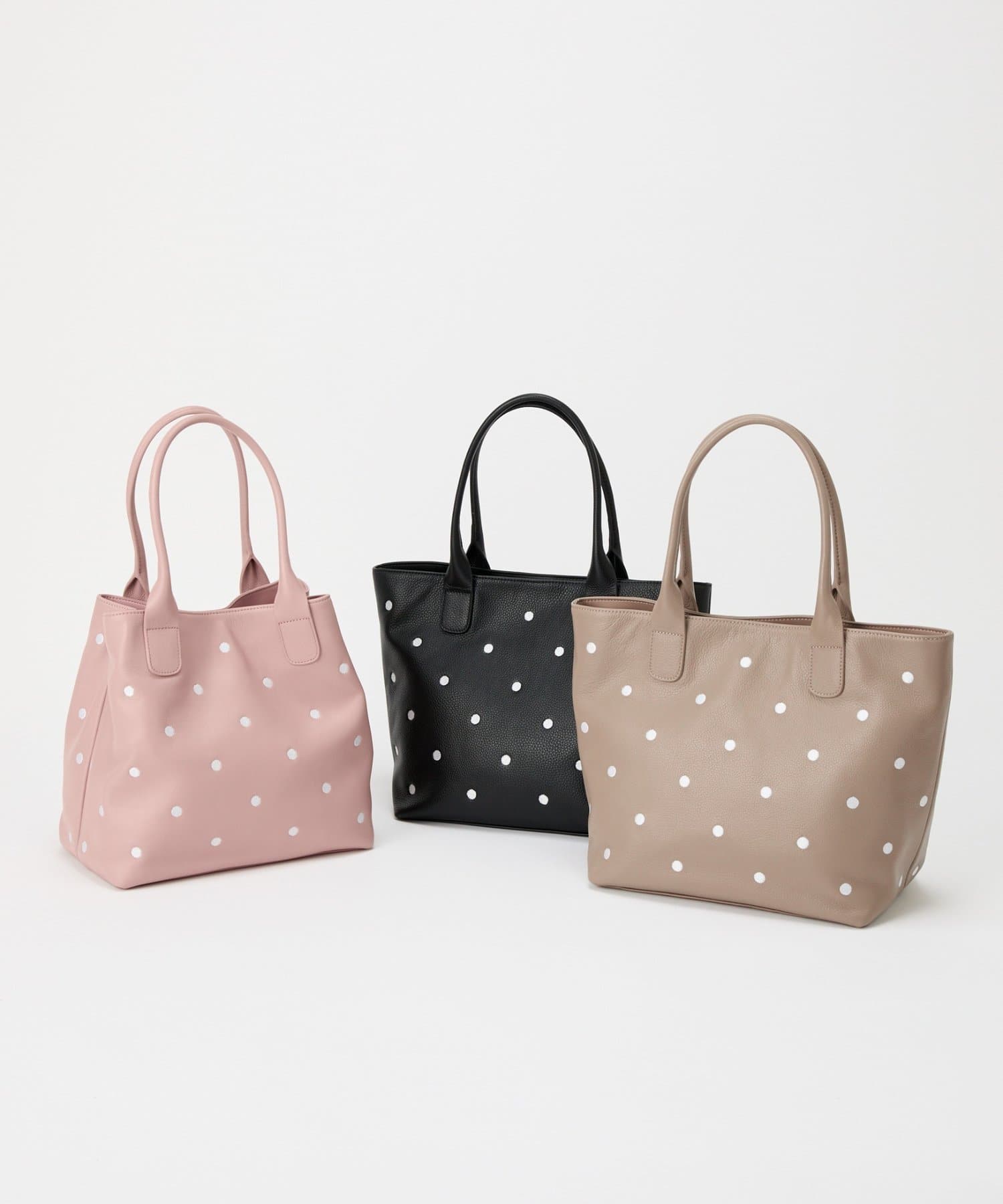 BEARDSLEY(ビアズリー) 《11/8(土)12：00予約開始予定》ドット刺繍バッグ/大