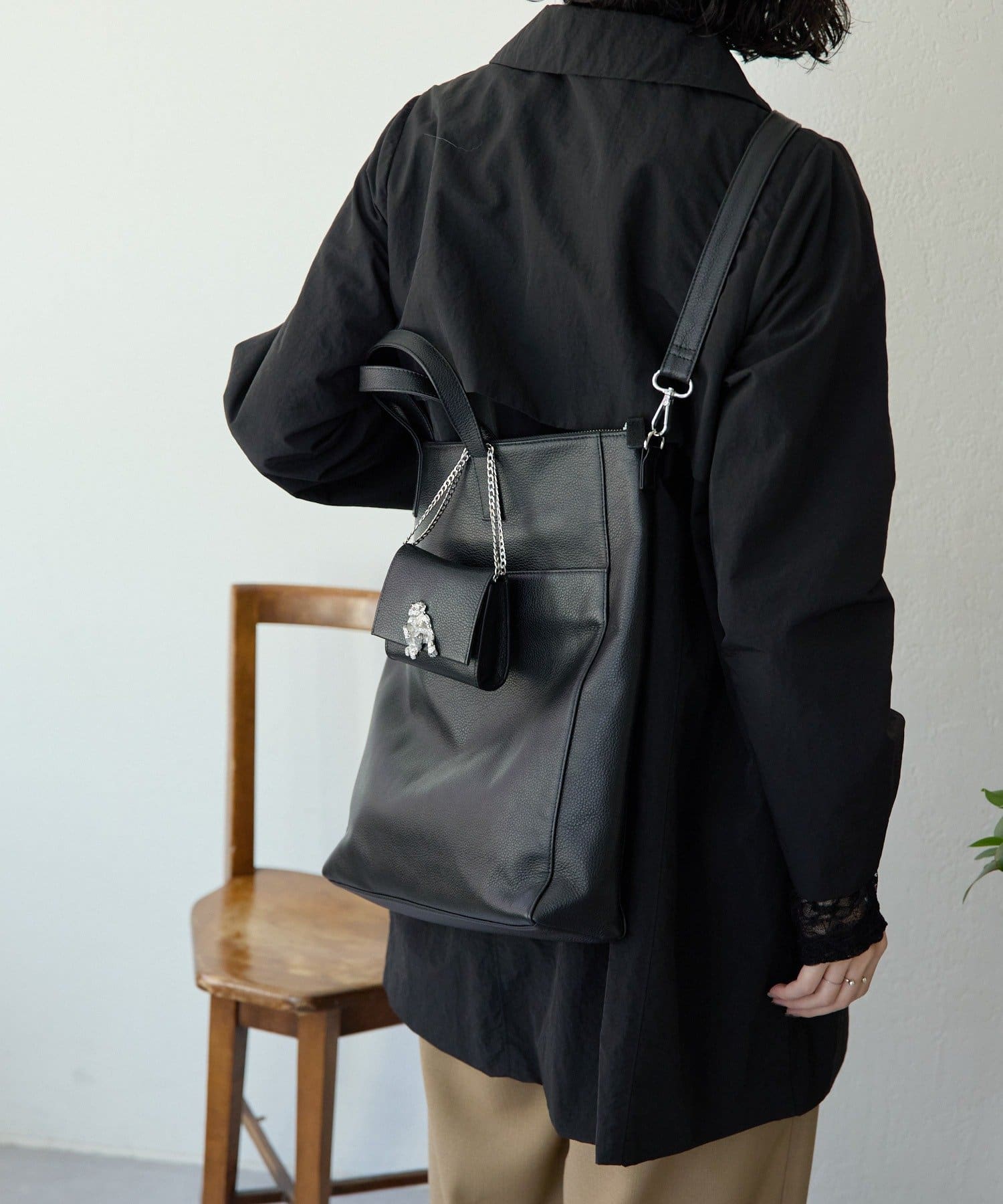 ear PAPILLONNER(イア パピヨネ) 《本革/A4サイズ対応》縦型トートバッグL