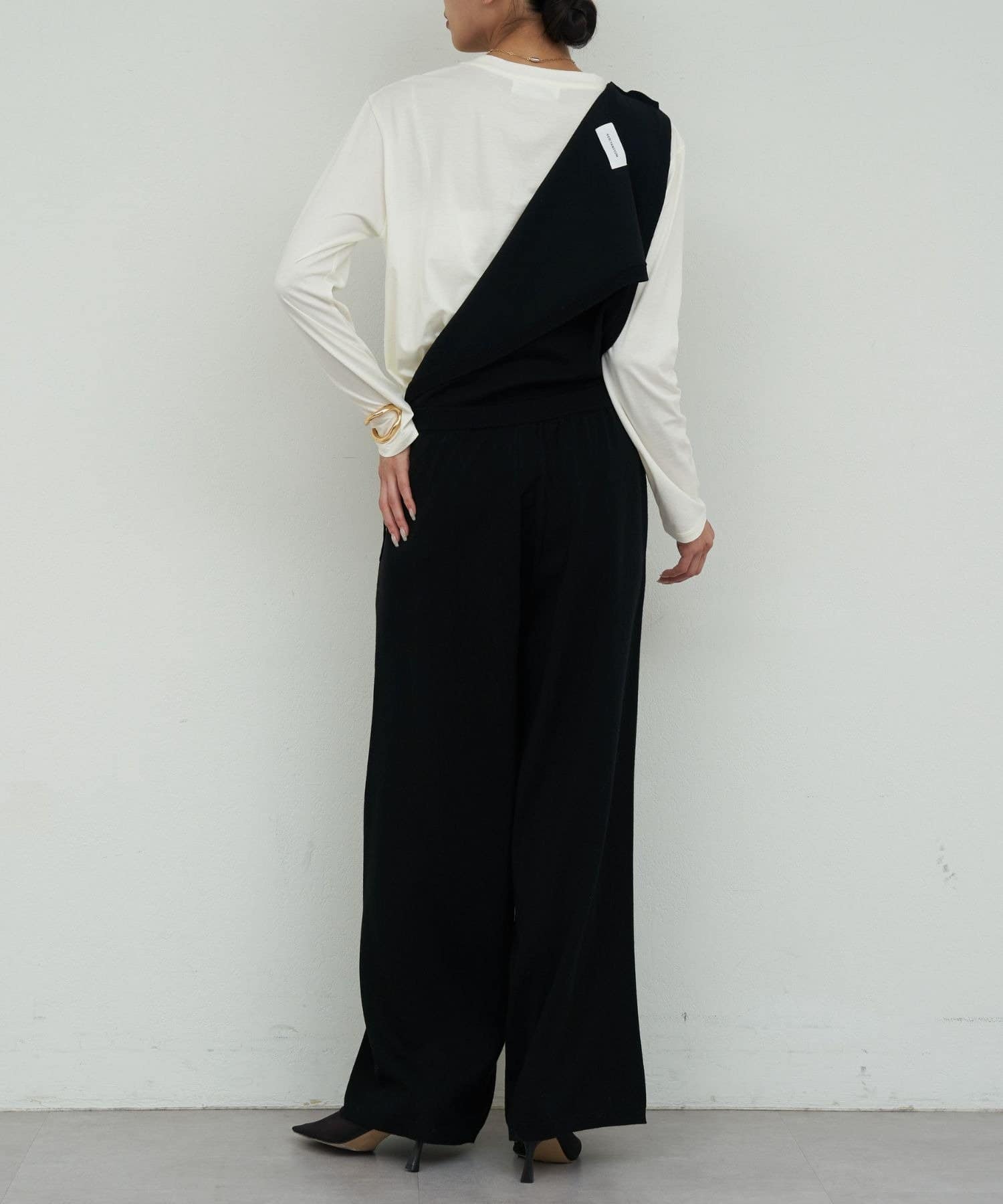 GALLARDAGALANTE(ガリャルダガランテ) 【HERITANOVUM】スリーブレスニットコンビネゾン