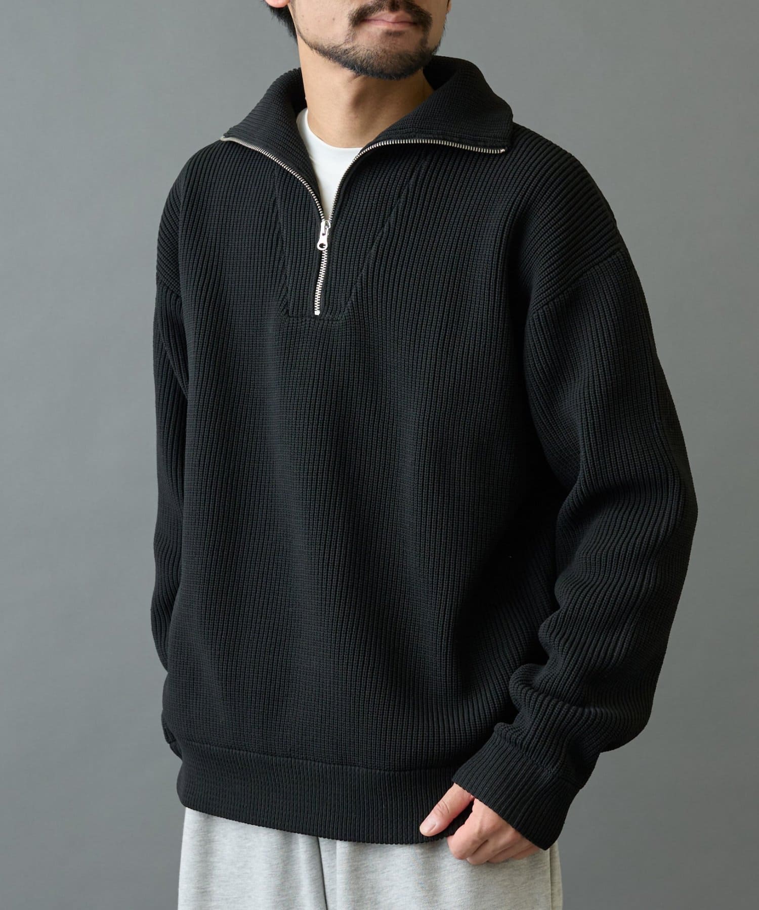 COLONY 2139(コロニー トゥーワンスリーナイン) 【リバイバル】テックニットハーフジップ