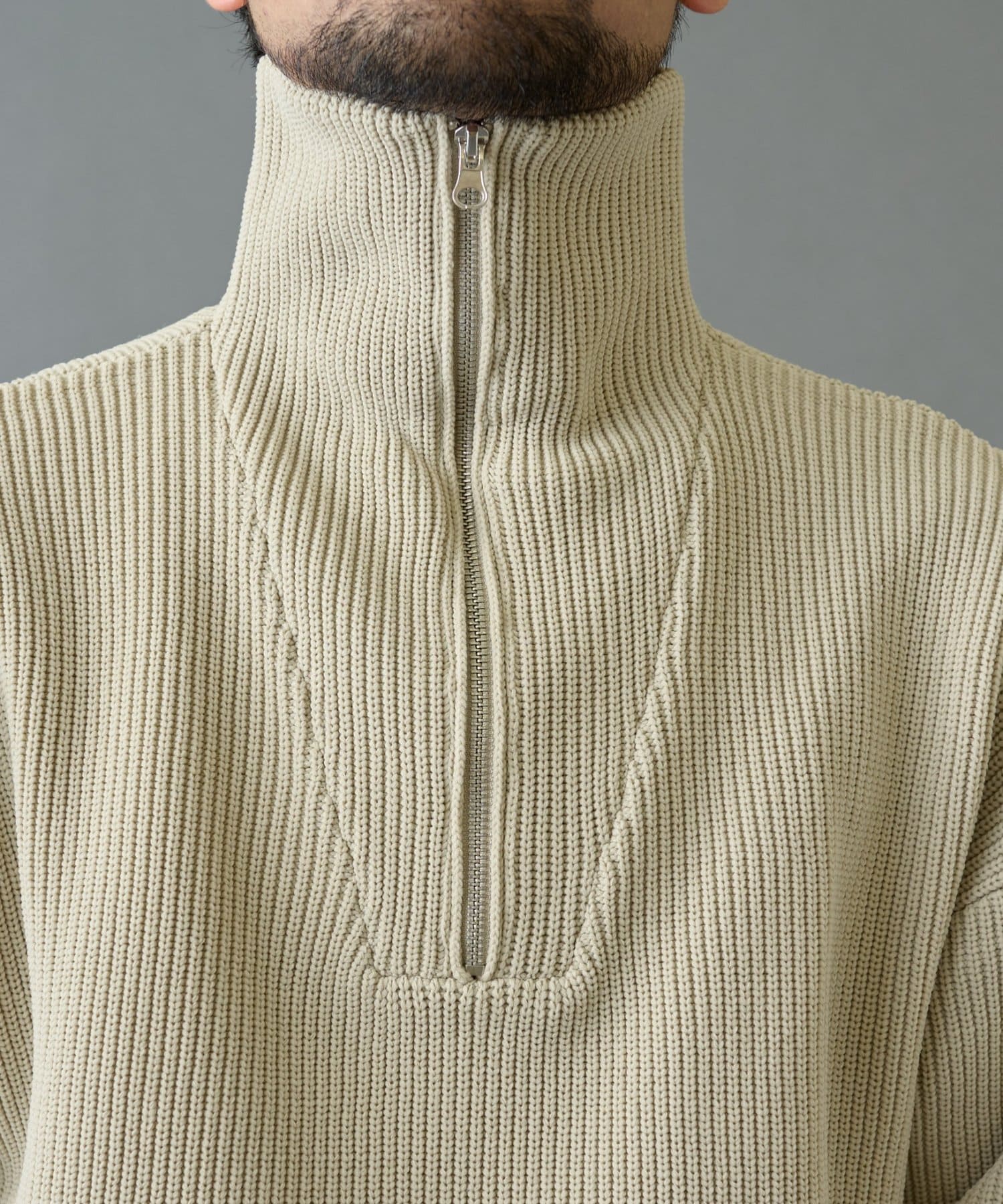 COLONY 2139(コロニー トゥーワンスリーナイン) 【リバイバル】テックニットハーフジップ